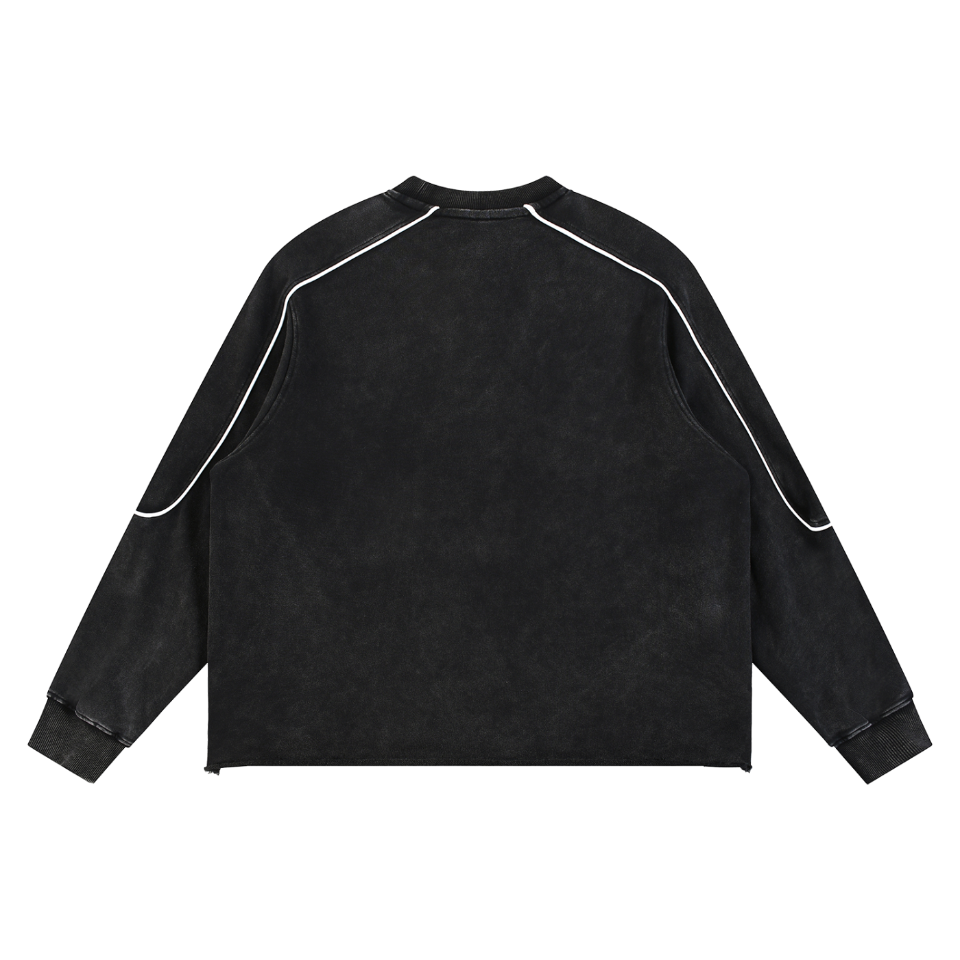 Scars Beneath a Serpent’s Scales Mineral Wash Piping Raw Hem Sweatshirt | Officially Licensed Nicole Platania Crewneck