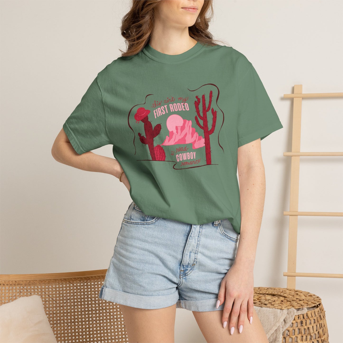 This Ain’t My First Rodeo Comfort Colors Tee | Cowboy Romance Graphic Shirt
