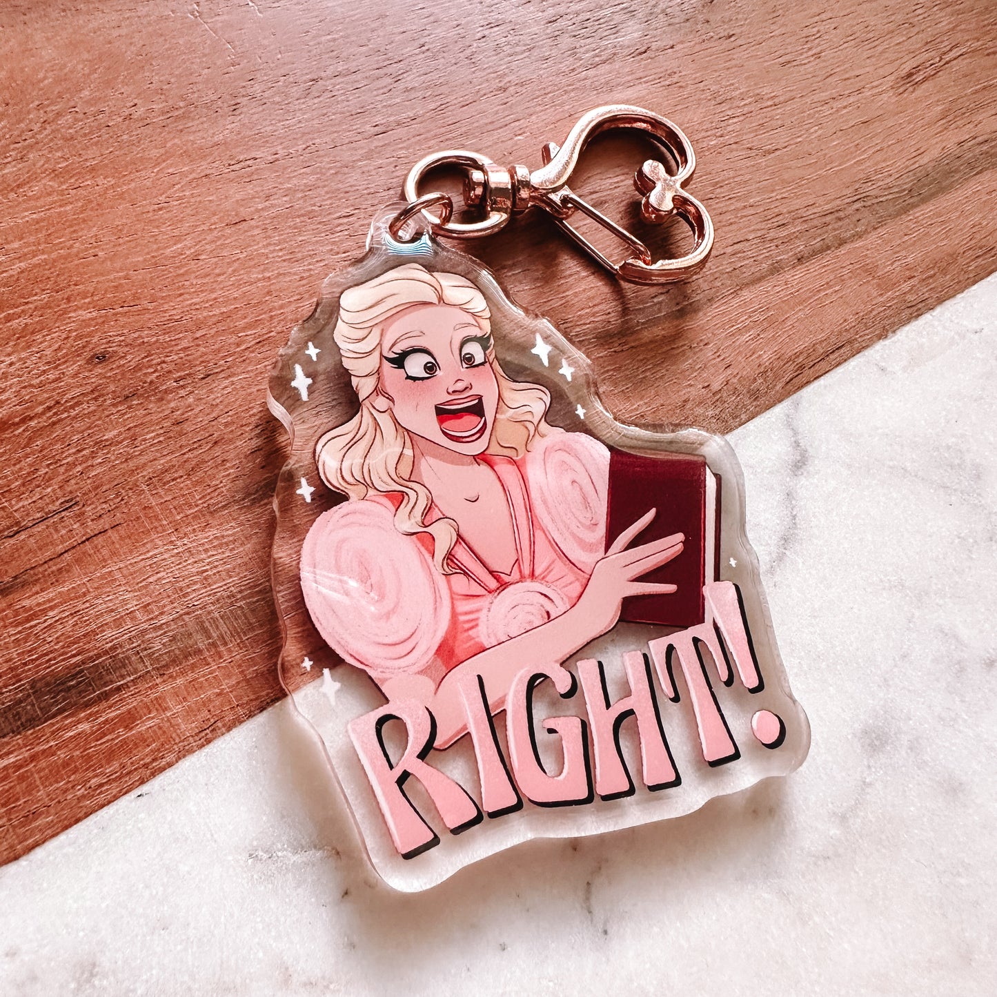 Glinda Keychain