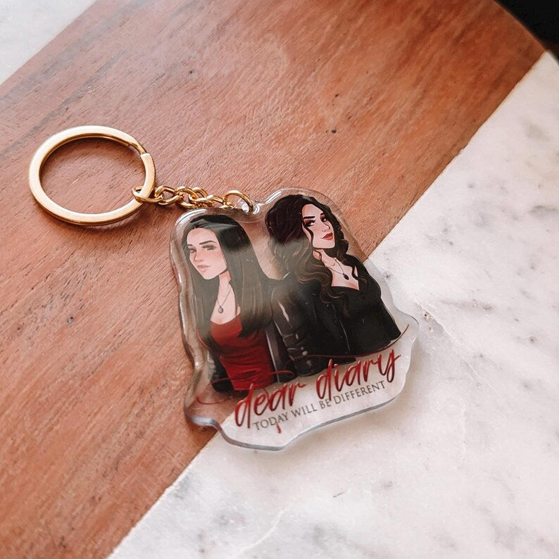 Elena & Katherine Keychain