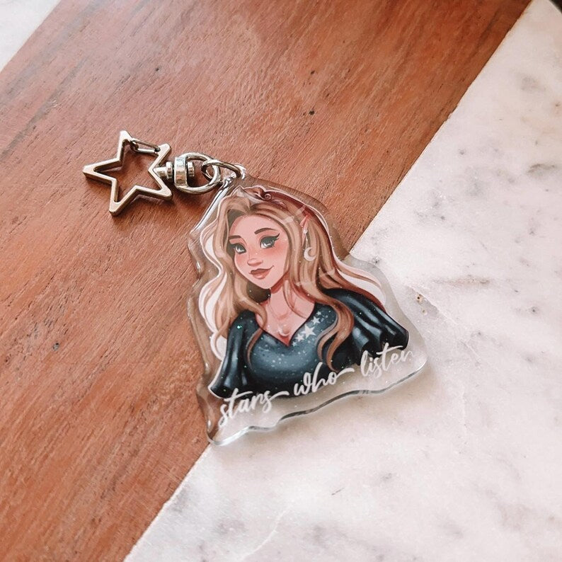 Feyre Stars Who Listen Keychain