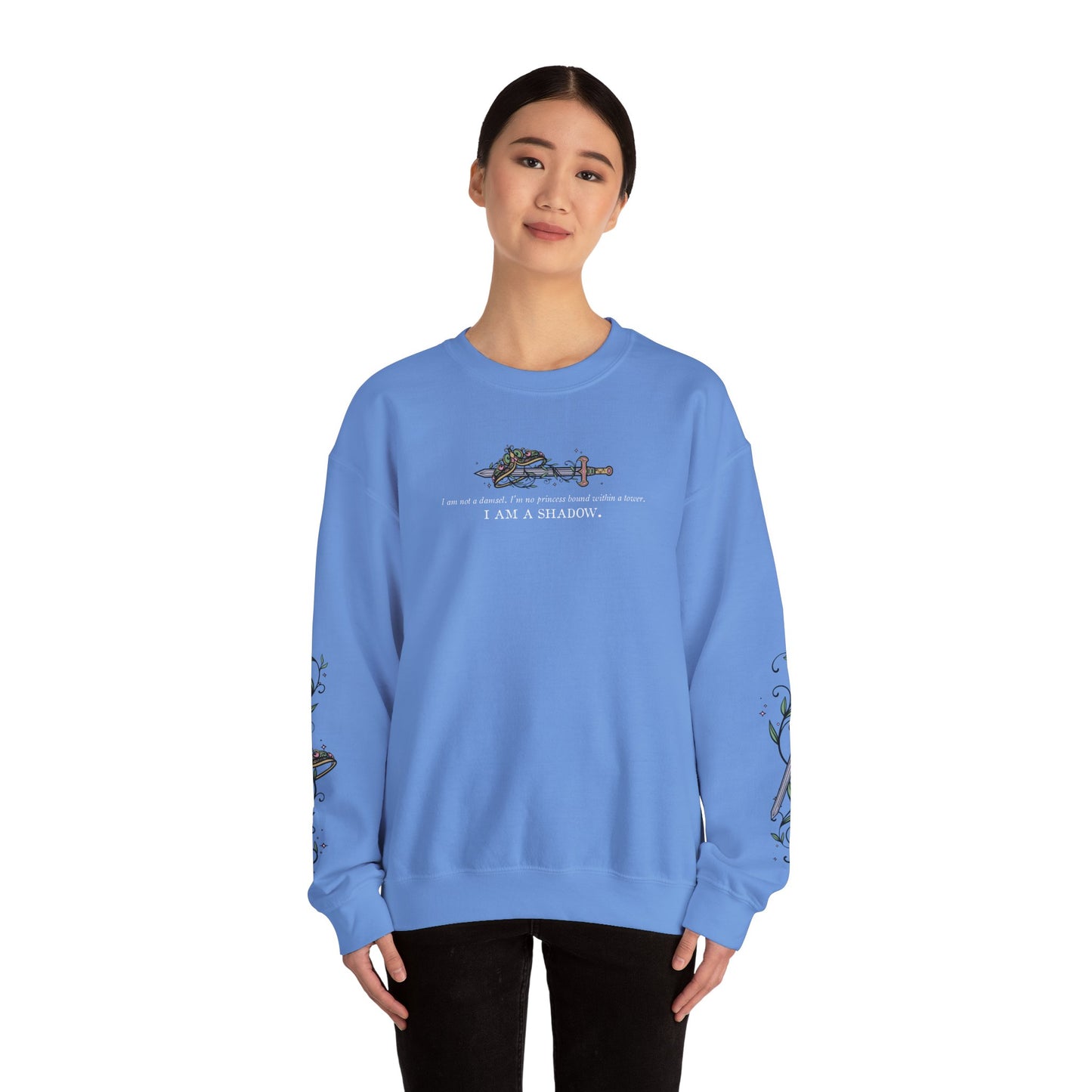 I Am a Shadow Sweatshirt – Officially Licensed A Dance of Lies Crewneck by Brittney Arena | Romantasy Fantasy Reader Pullover