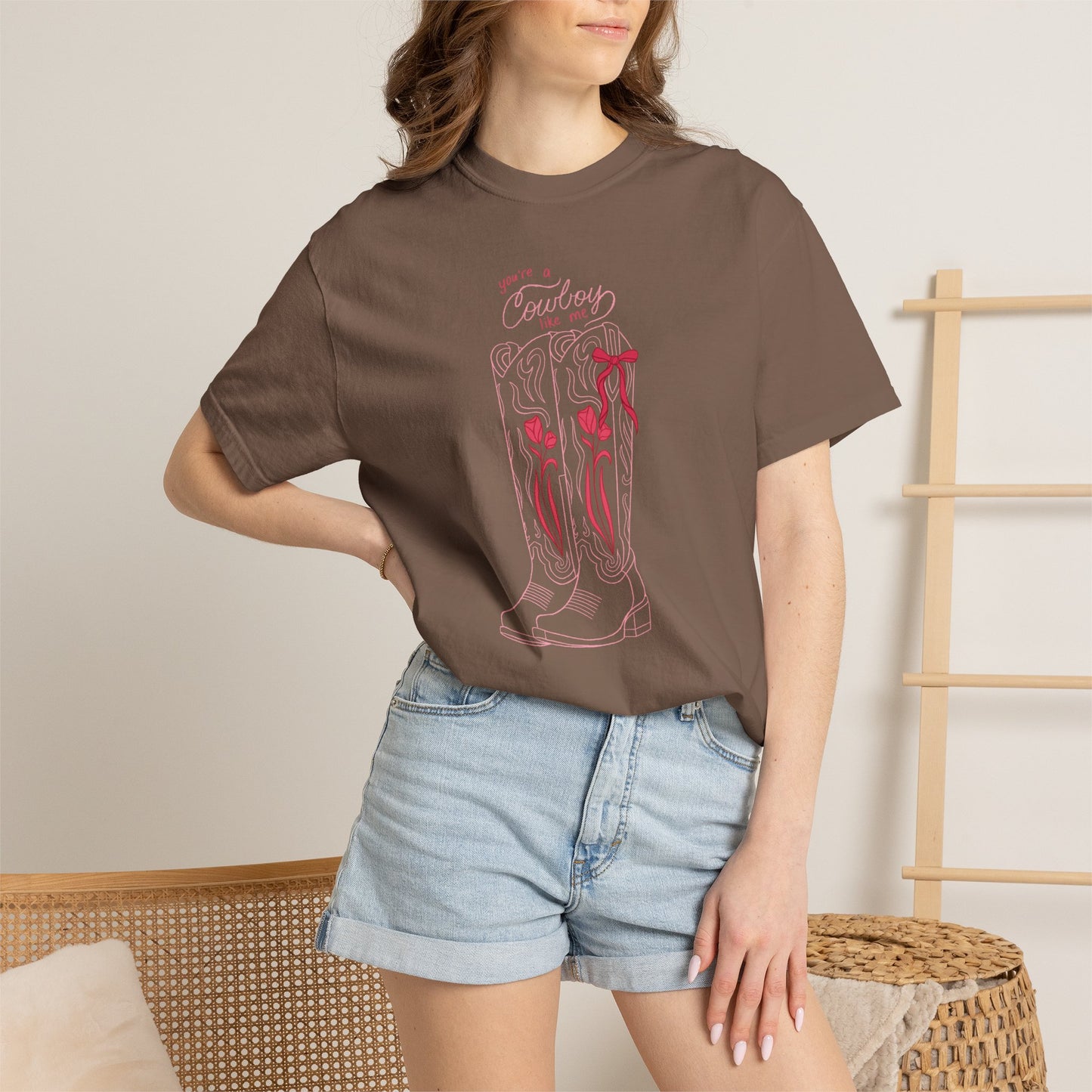 You’re a Cowboy Like Me Comfort Colors Tee | Cowboy Romance Graphic Shirt