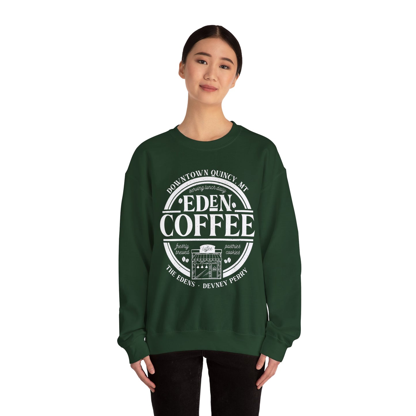 Eden Coffee Crewneck Sweatshirt (GILDAN)