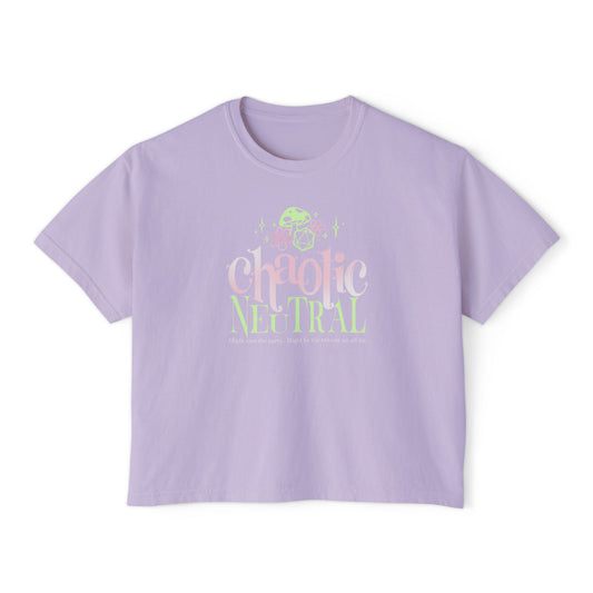 Chaotic Neutral Graphic Tee — Boxy Fit