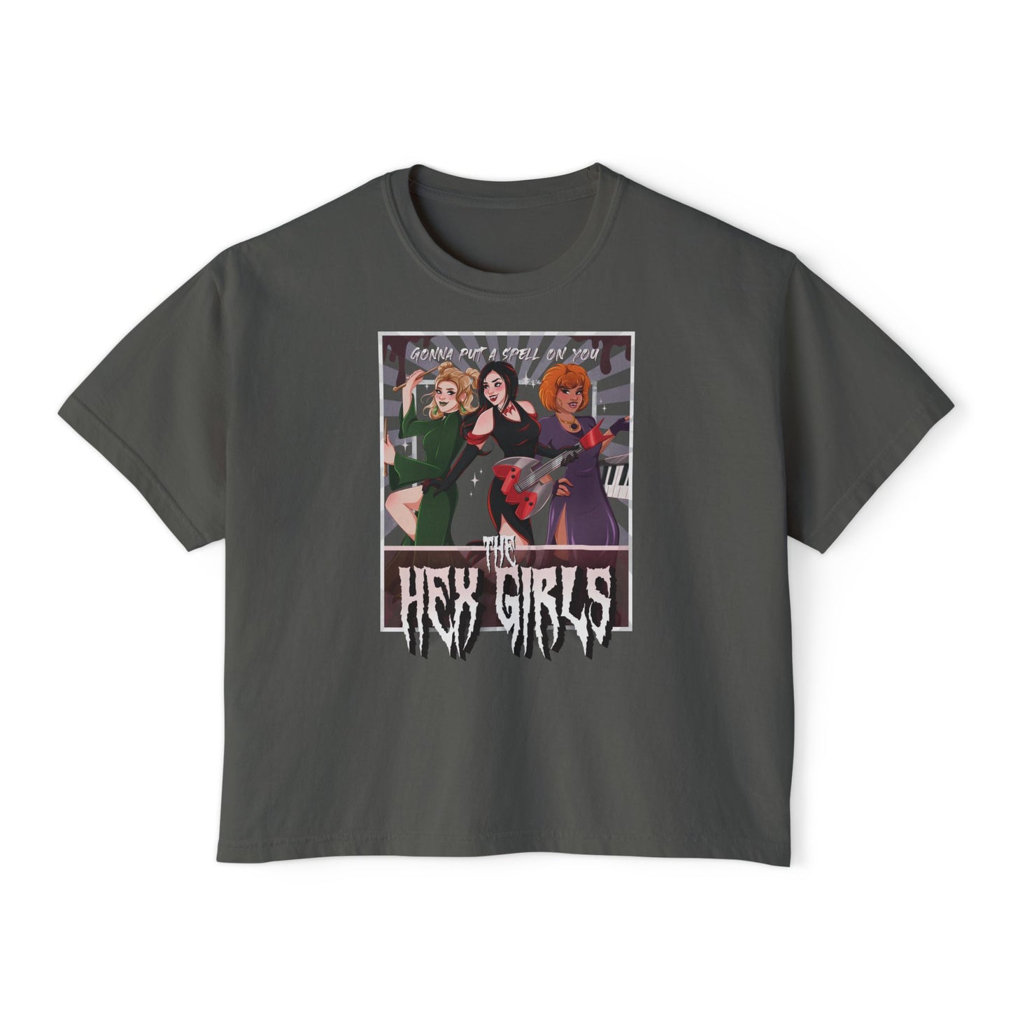2-Sided Witchy Girl Band Tee — Boxy Fit