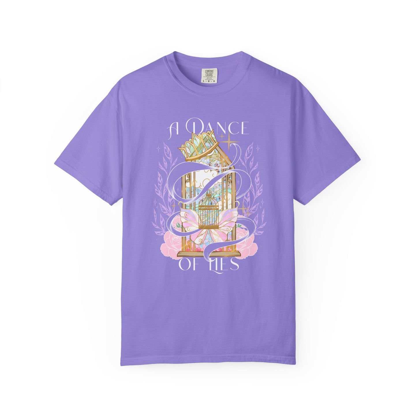 A Dance of Lies Comfort Colors Tee – Officially Licensed Brittney Arena Romantasy Shirt | Fantasy Reader Graphic T-Shirt | Book Lover Gift