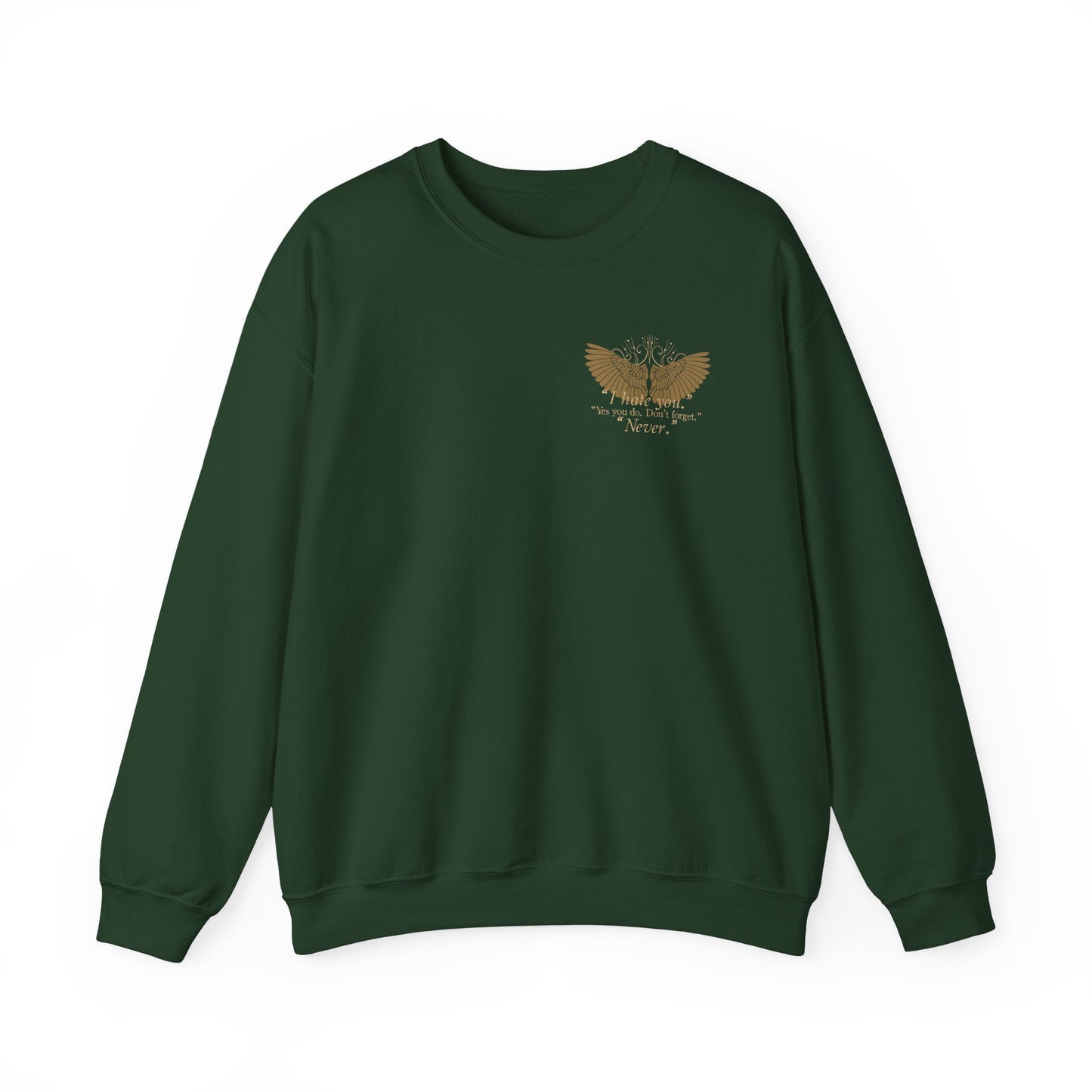 2-Sided Shield of Sparrows Sweatshirt, Side Print Version