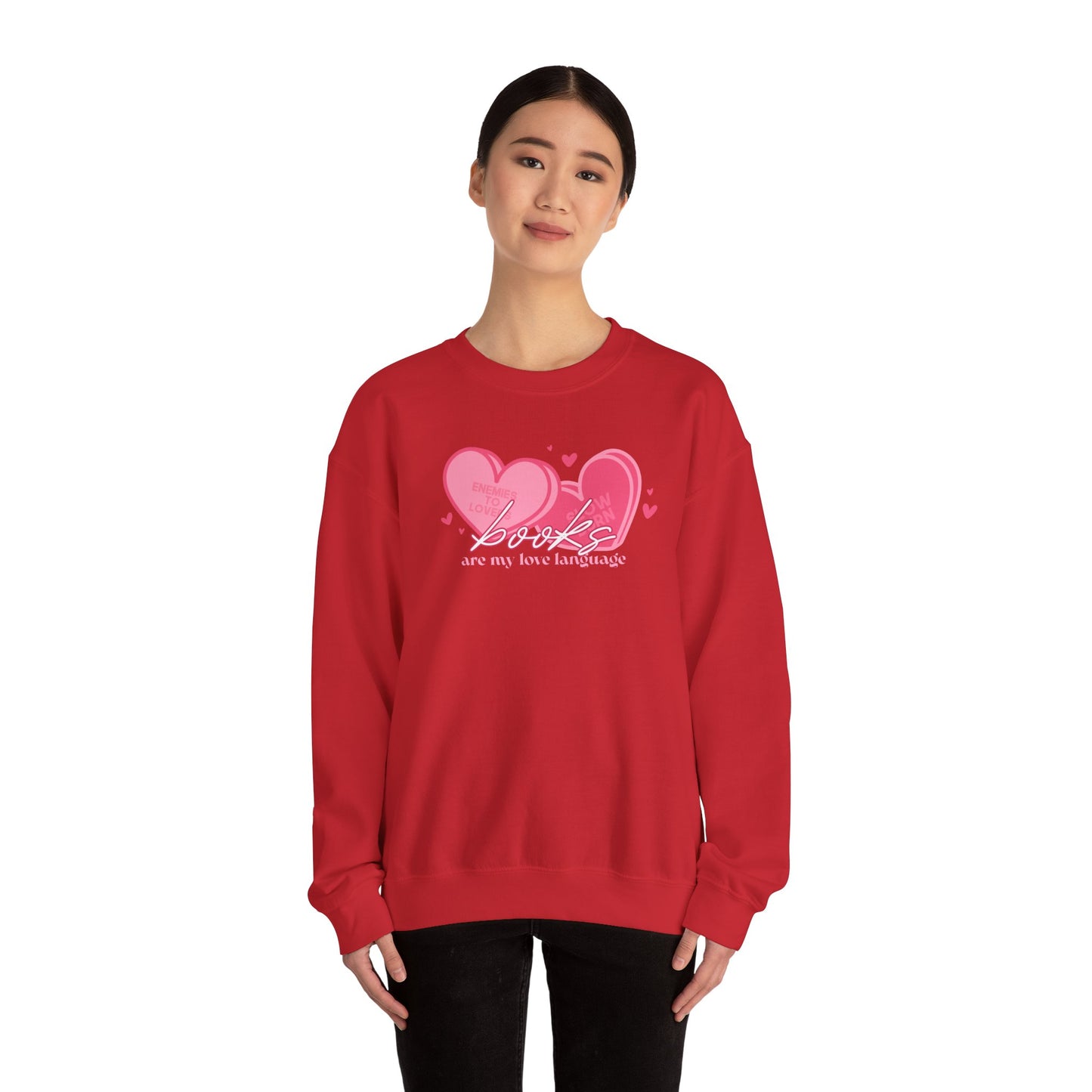 Books Are My Love Language Crewneck Sweatshirt