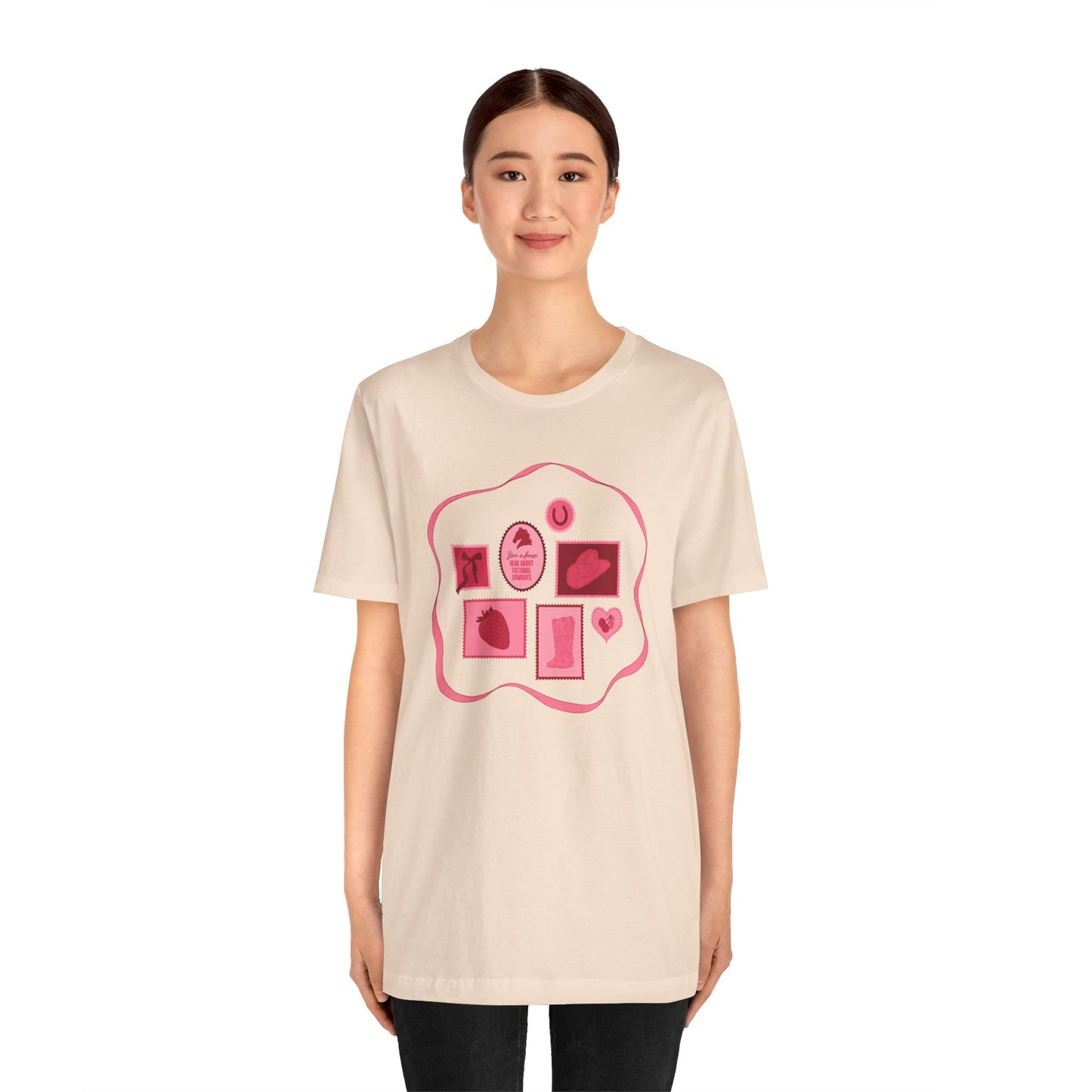 Save a Horse, Read About Fictional Cowboys Bella + Canvas Tee | Cowboy Romance Shir