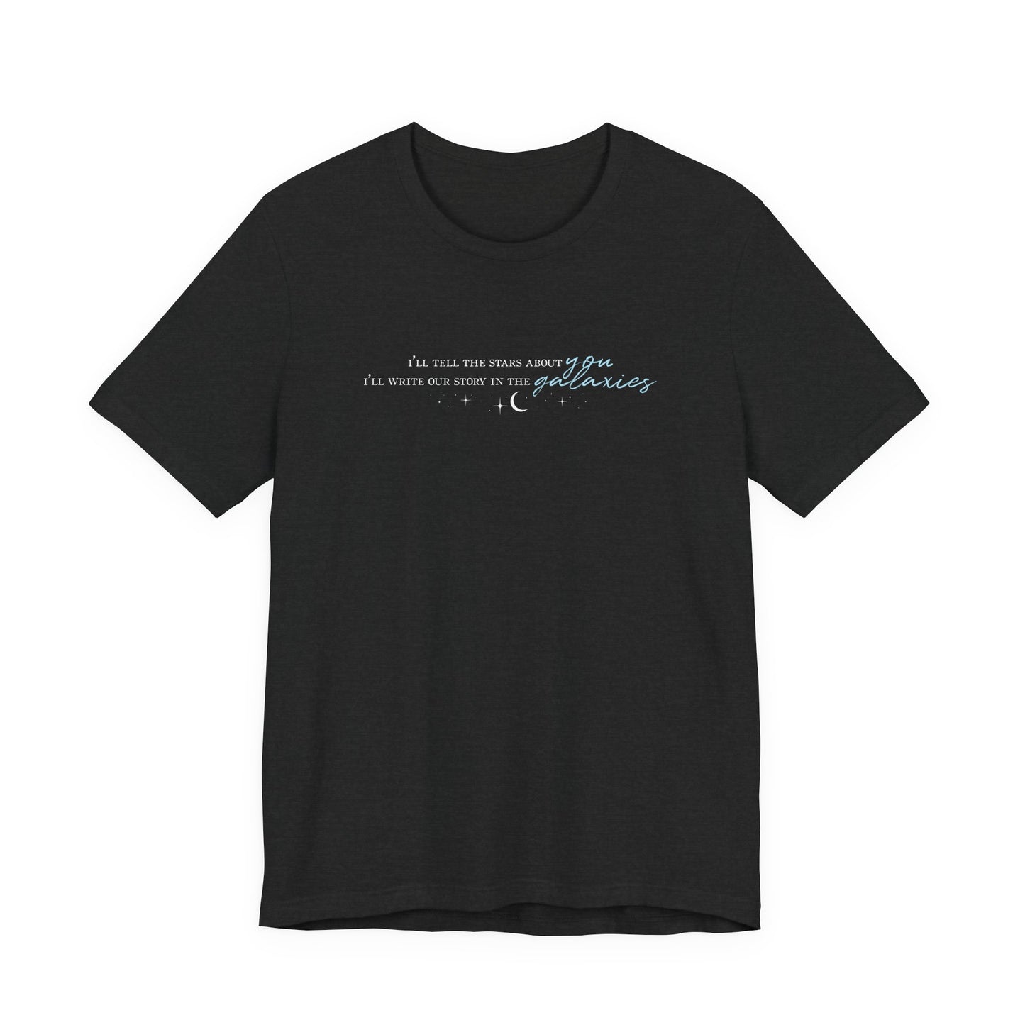 Tell the Stars Bella+Canvas Tee | Officially Licensed Scars Beneath A Serpent’s Scales Nicole Platania Fantasy Romance Shirt