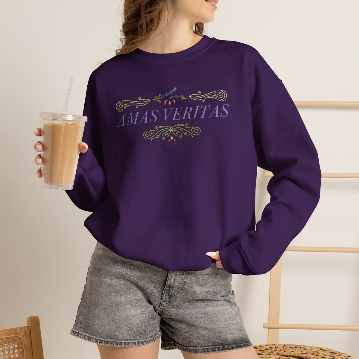 Amas Veritas Witchy Crewneck Sweatshirt