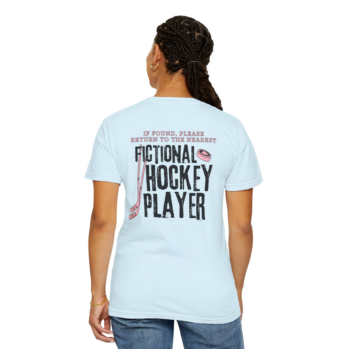 Romance Hockey League 2-Sided T-Shirt | Fictional Hockey Player Reader Gift