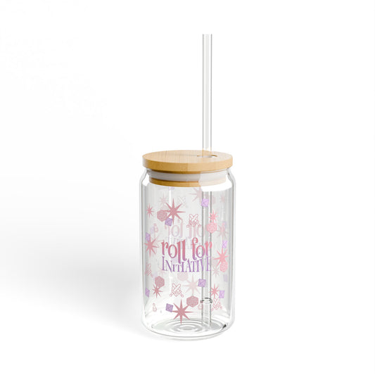 Roll for Initiative Sipper Glass, 16oz