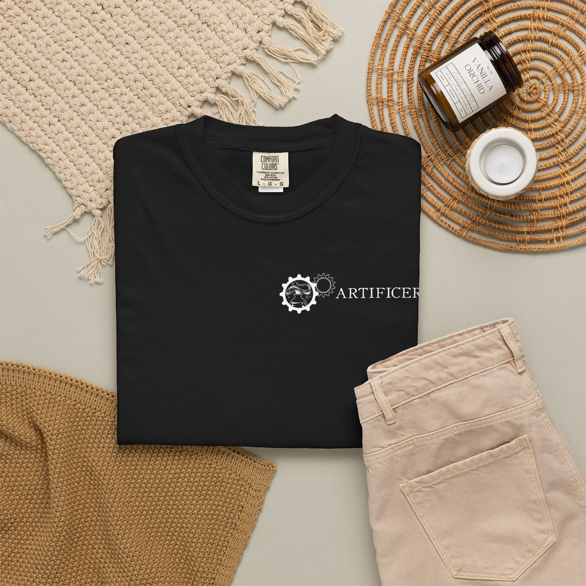 Artificer Tarot Card Comfort Colors Shirt | TTRPG Character Class Tee