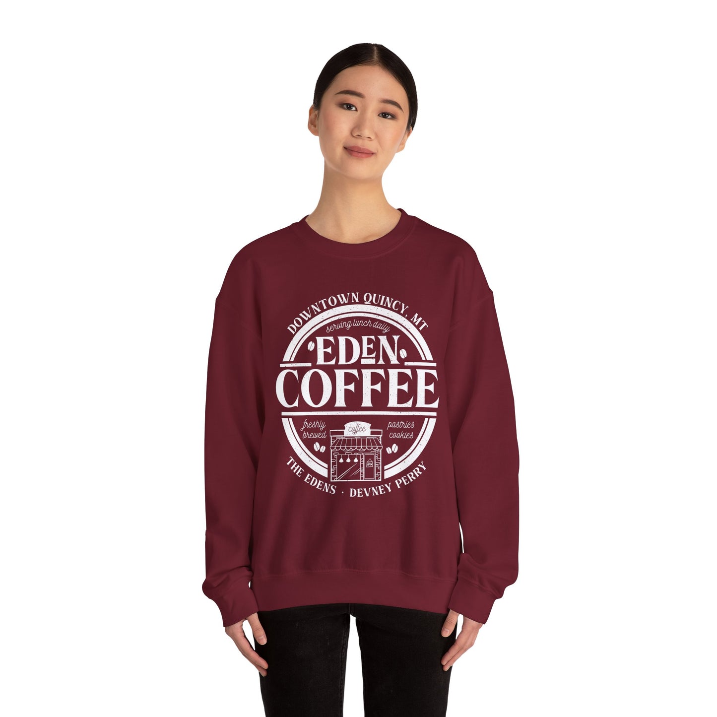 Eden Coffee Crewneck Sweatshirt (GILDAN)