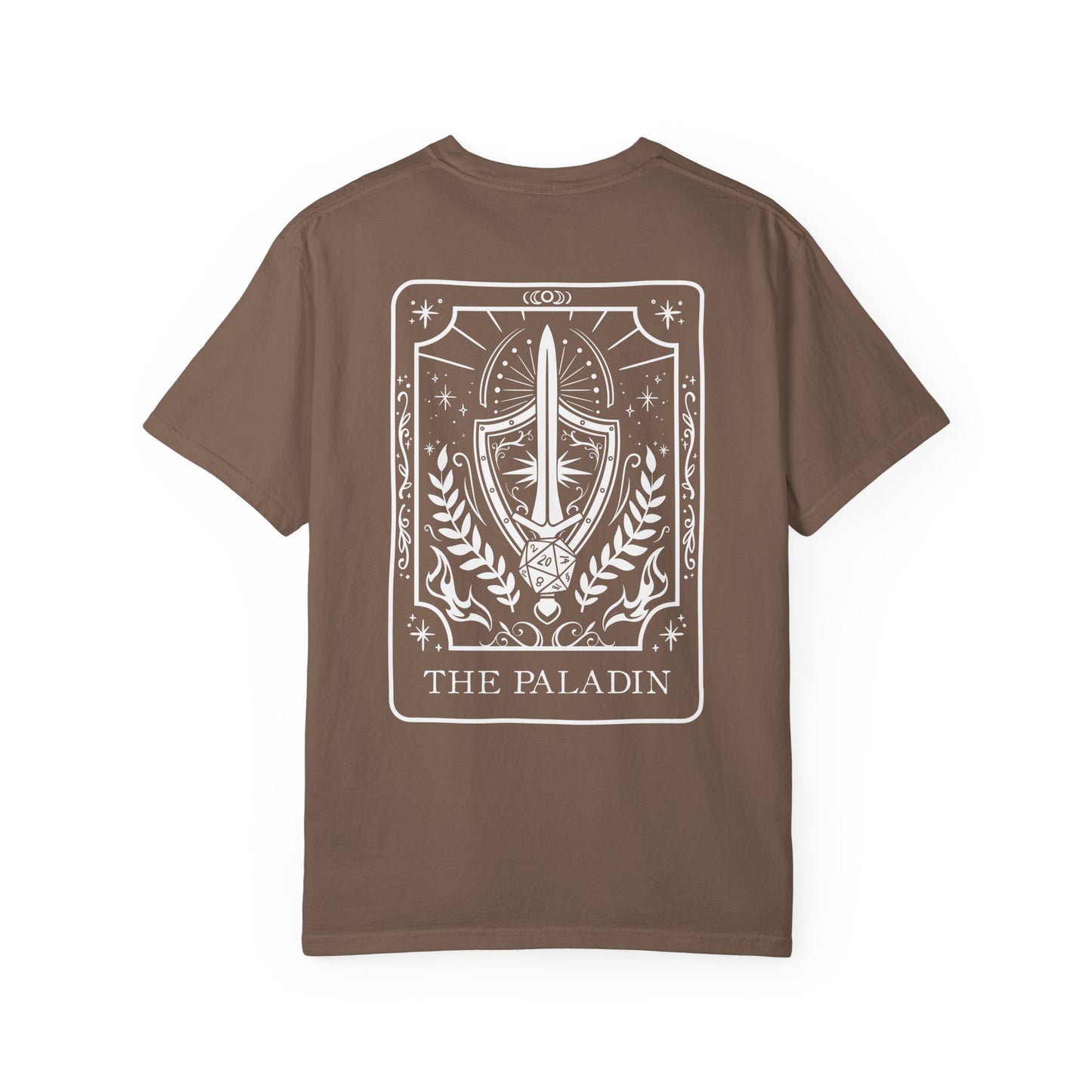 Paladin Tarot Card Comfort Colors Shirt | TTRPG Character Class Tee