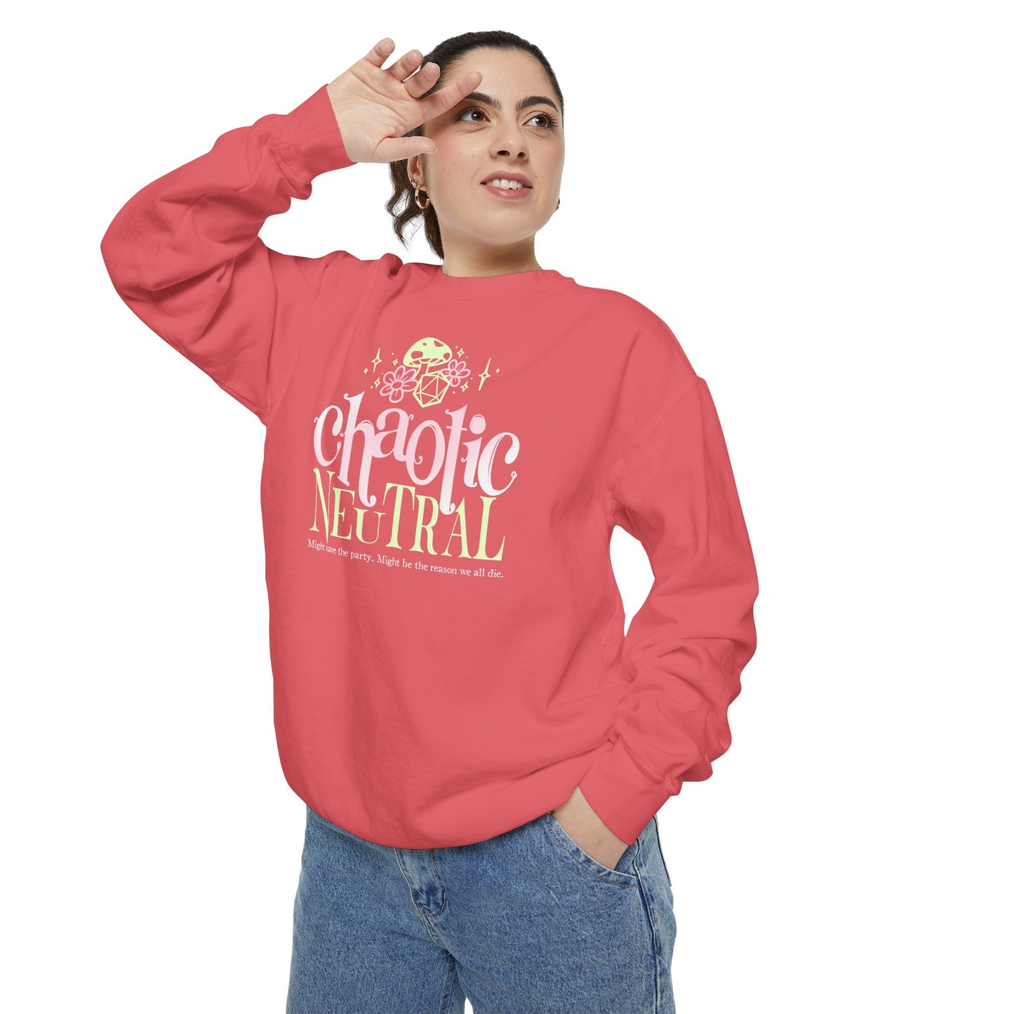 Chaotic Neutral Sweatshirt — Comfort Colors