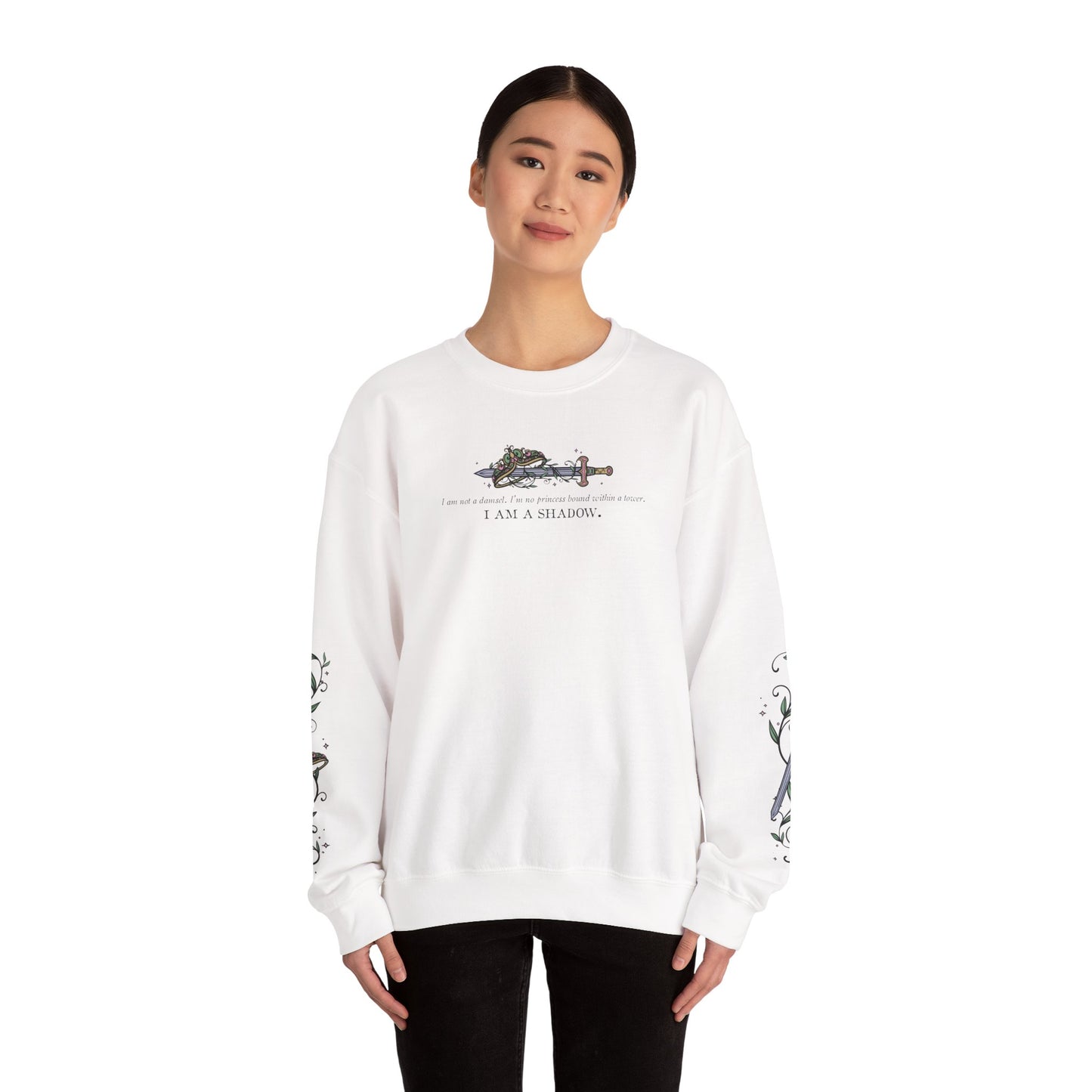 I Am a Shadow Sweatshirt – Officially Licensed A Dance of Lies Crewneck by Brittney Arena | Romantasy Fantasy Reader Pullover