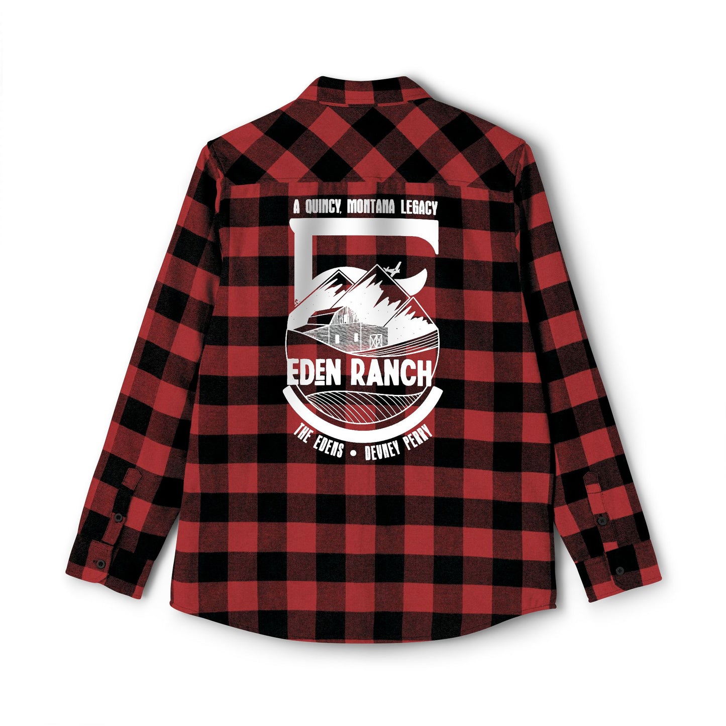 Eden Ranch Plaid Flannel Shirt – Back Print