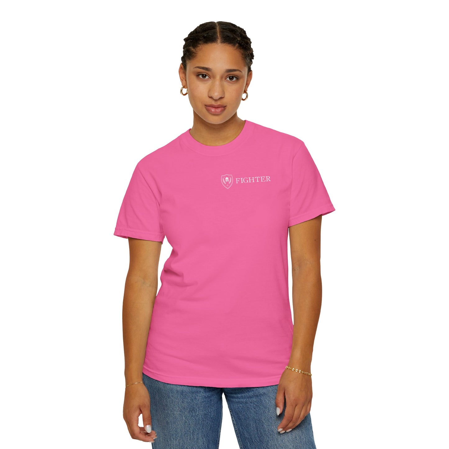 Fighter Tarot Card Comfort Colors Shirt | TTRPG Character Class Tee