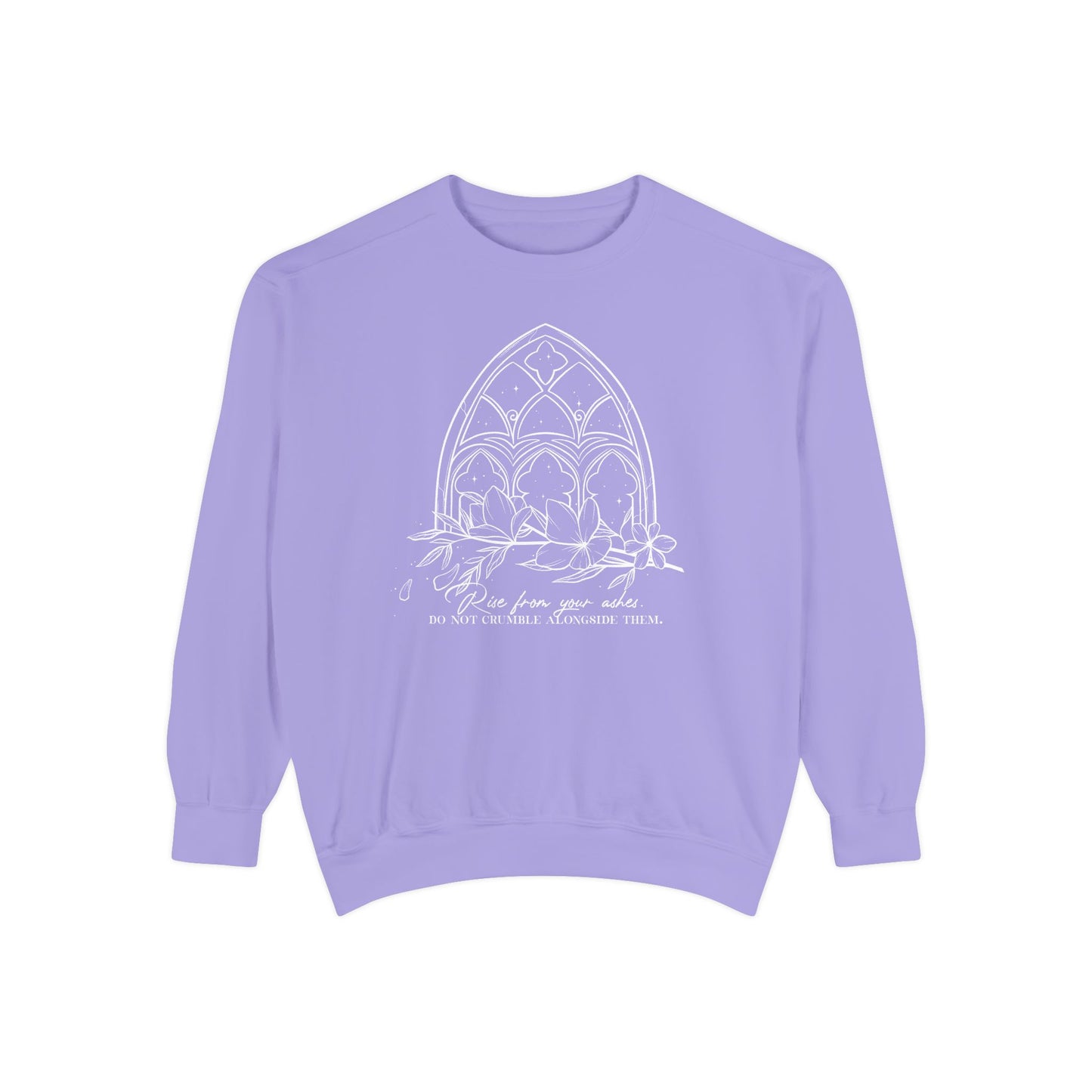 Rise From Your Ashes Comfort Colors Sweatshirt – Officially Licensed A Dance of Lies Romantasy Crewneck by Brittney Arena