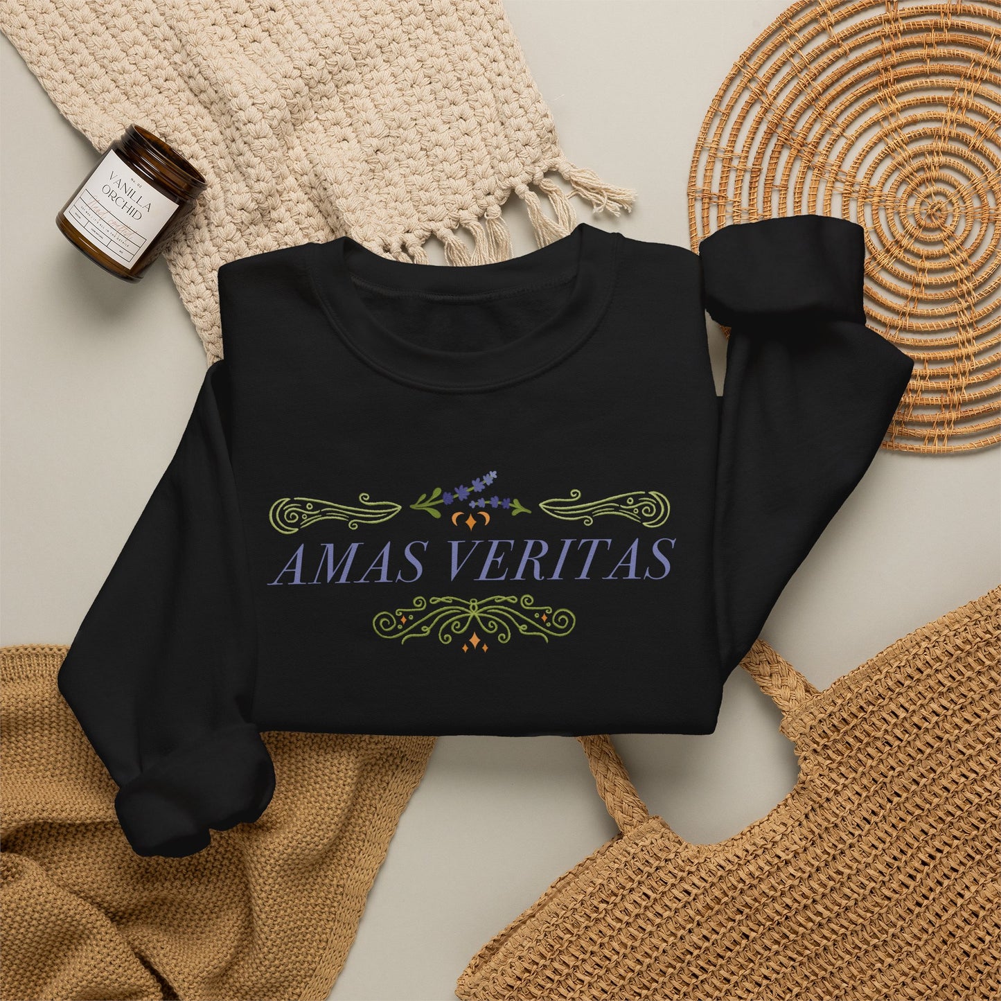 Amas Veritas Witchy Crewneck Sweatshirt