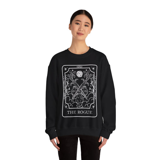 Rogue Tarot Card Gildan Sweatshirt Shirt | TTRPG Character Class Crewneck