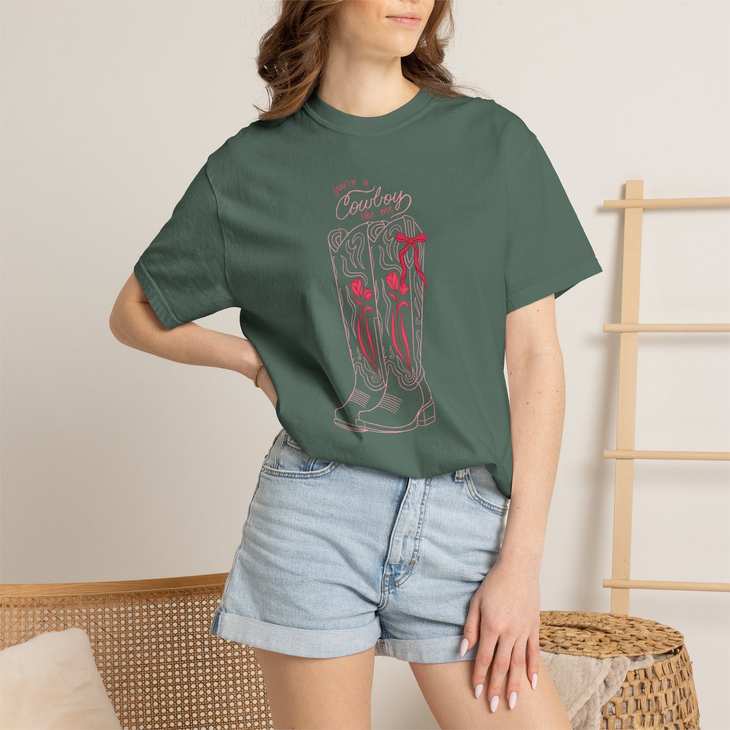 You’re a Cowboy Like Me Comfort Colors Tee | Cowboy Romance Graphic Shirt