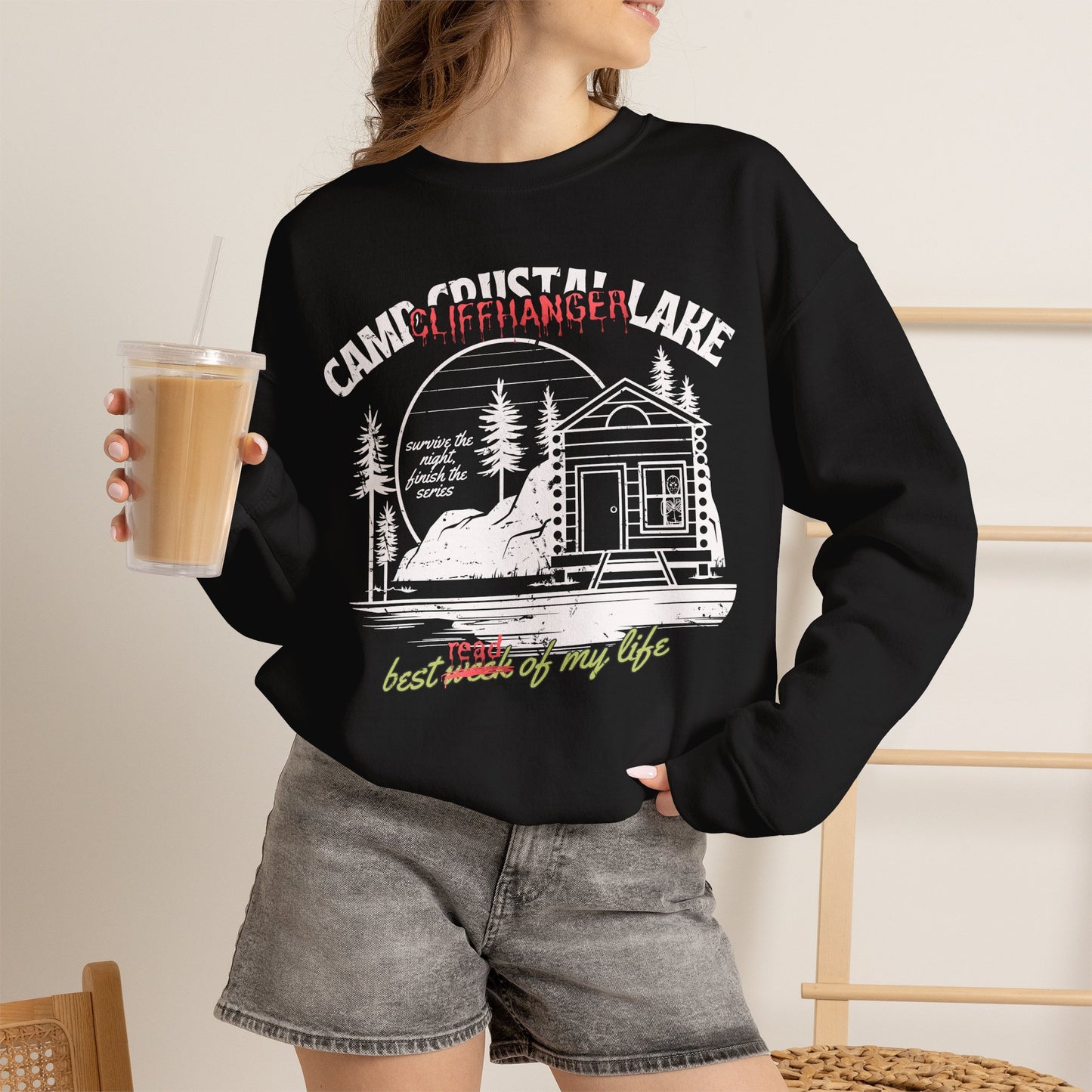 Camp Cliffhanger Lake Unisex Heavy Blend™ Crewneck Sweatshirt