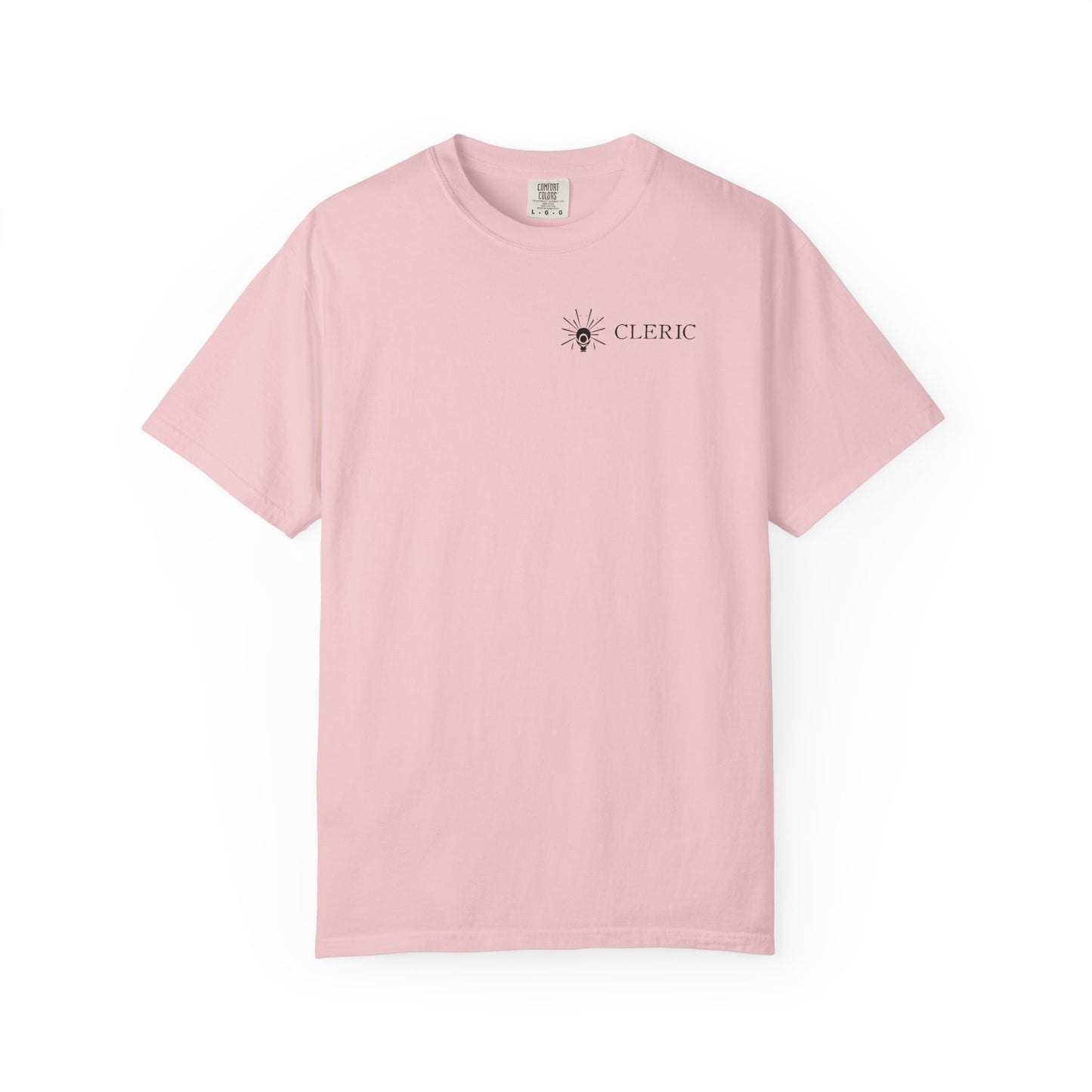 Cleric Tarot Card Comfort Colors Shirt | TTRPG Character Class Tee