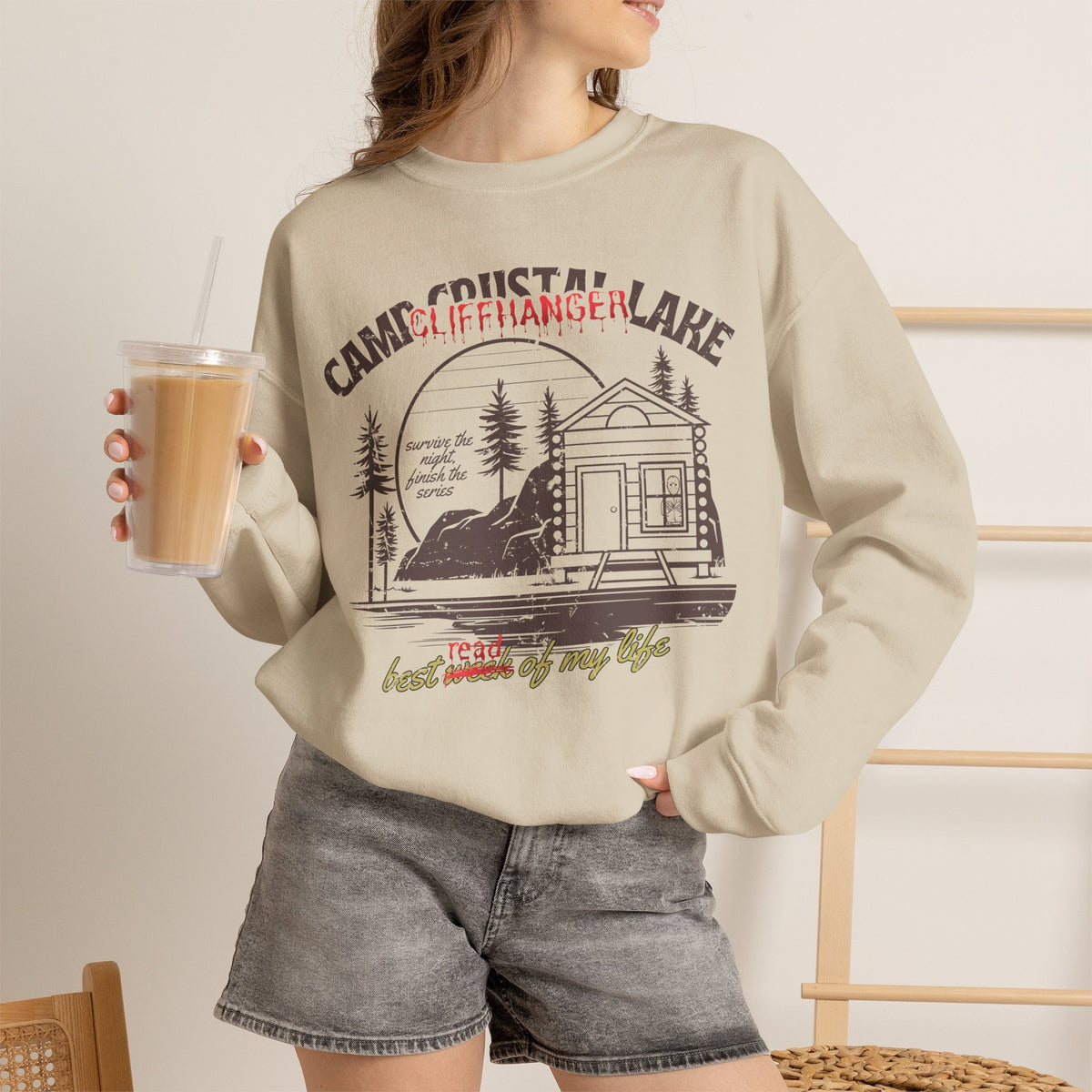 Camp Cliffhanger Lake Unisex Heavy Blend™ Crewneck Sweatshirt