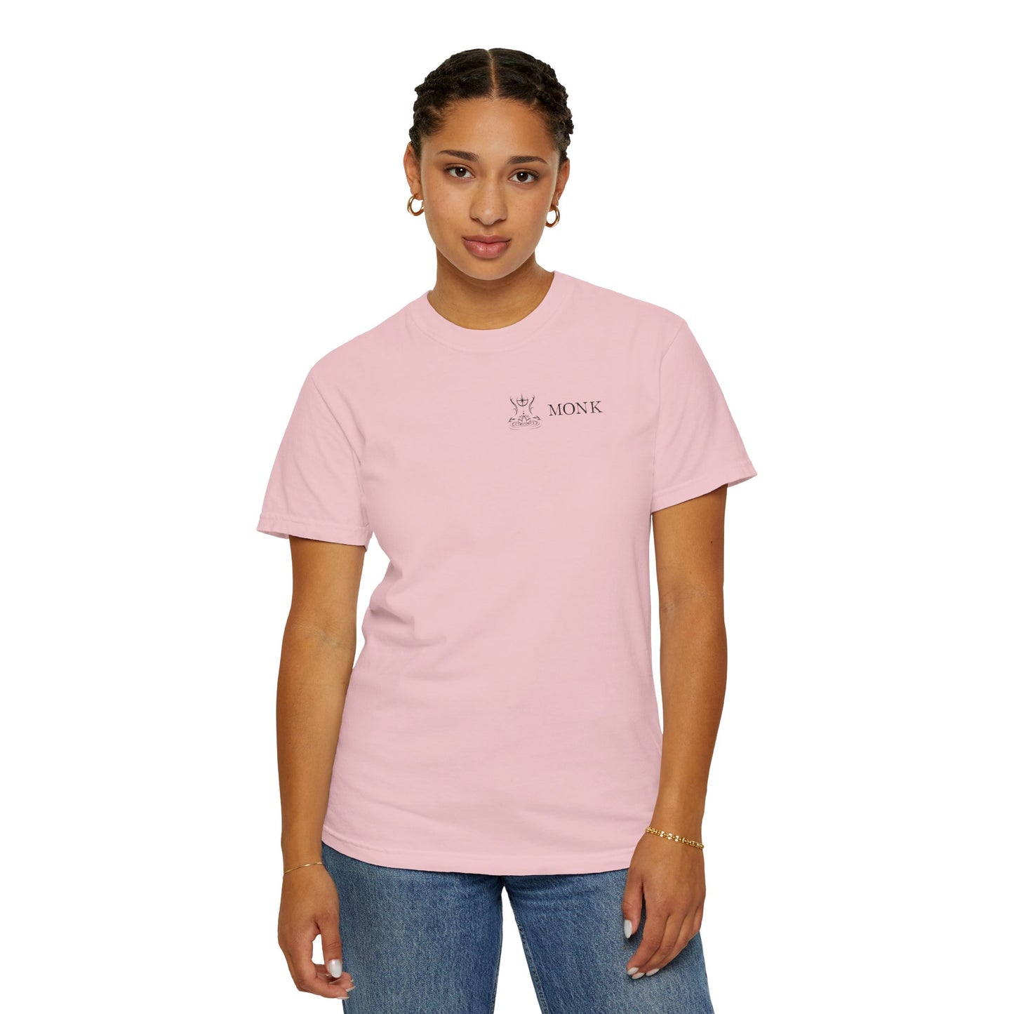 Monk Tarot Card Comfort Colors Shirt | TTRPG Character Class Tee