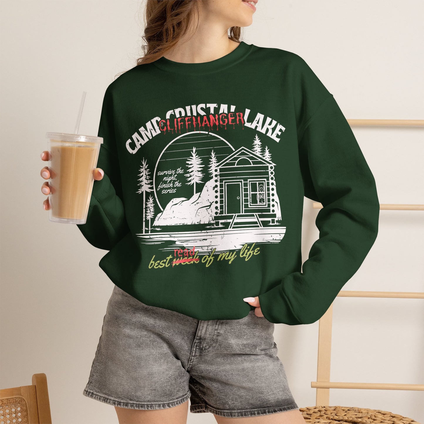Camp Cliffhanger Lake Unisex Heavy Blend™ Crewneck Sweatshirt