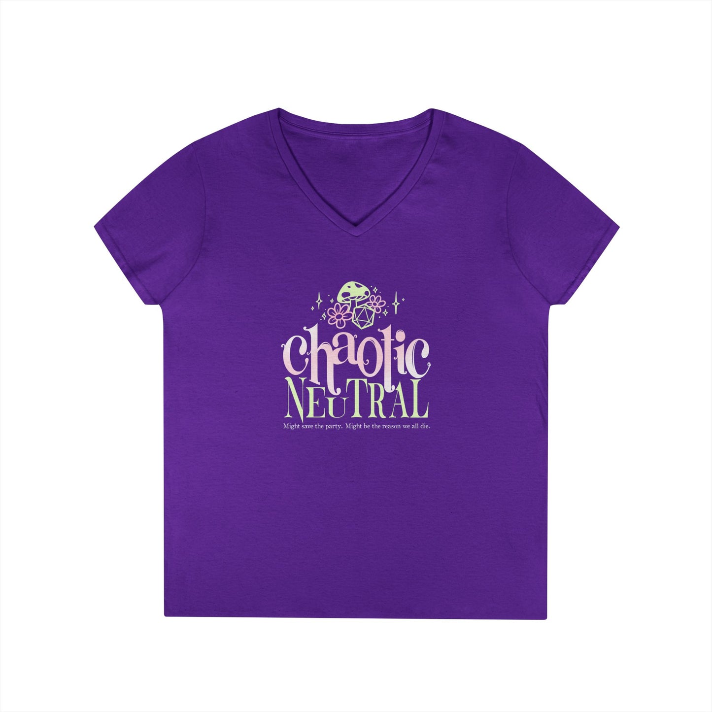 Chaotic Neutral Gildan V-Neck T-Shirt