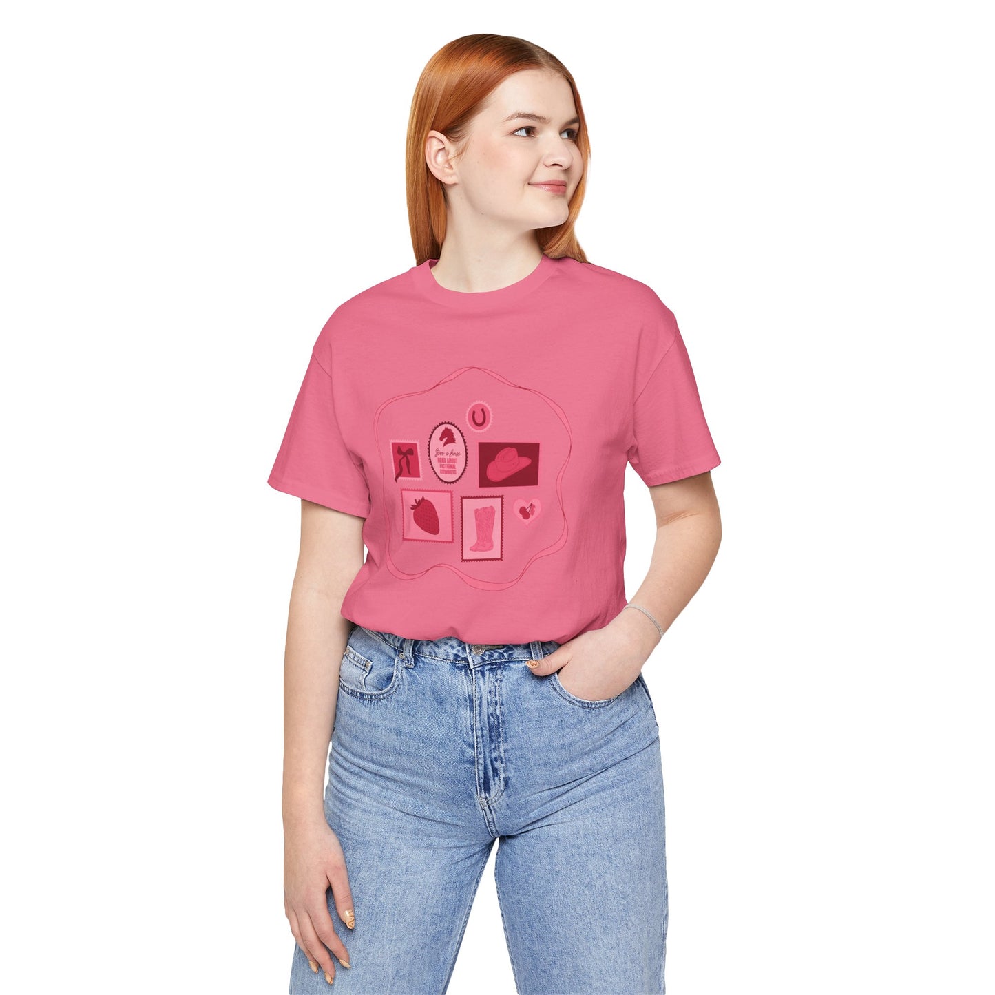 Save a Horse, Read About Fictional Cowboys Bella + Canvas Tee | Cowboy Romance Shir