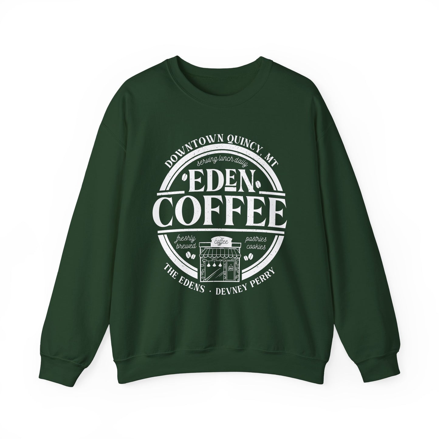 Eden Coffee Crewneck Sweatshirt (GILDAN)