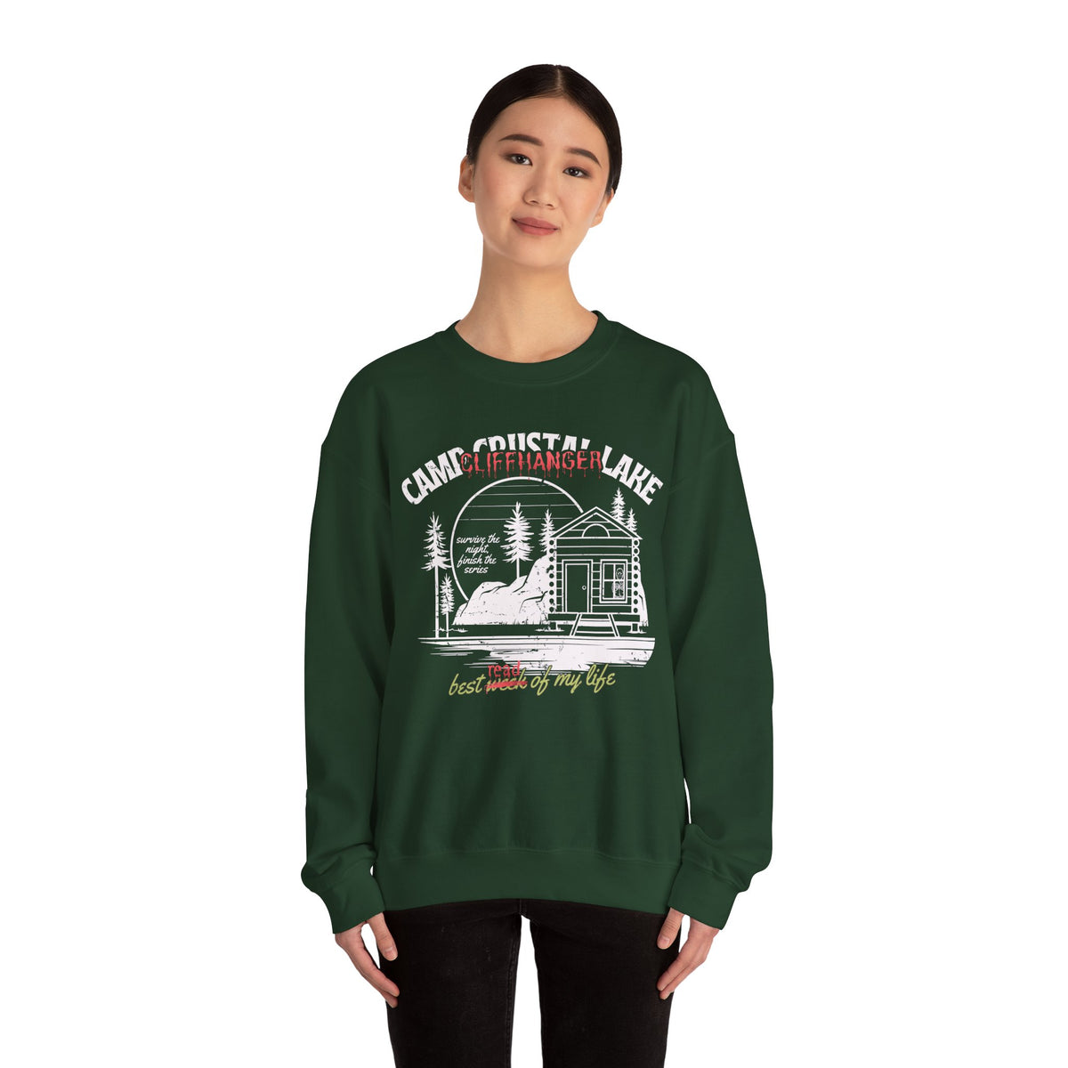 Camp Cliffhanger Lake Unisex Heavy Blend™ Crewneck Sweatshirt