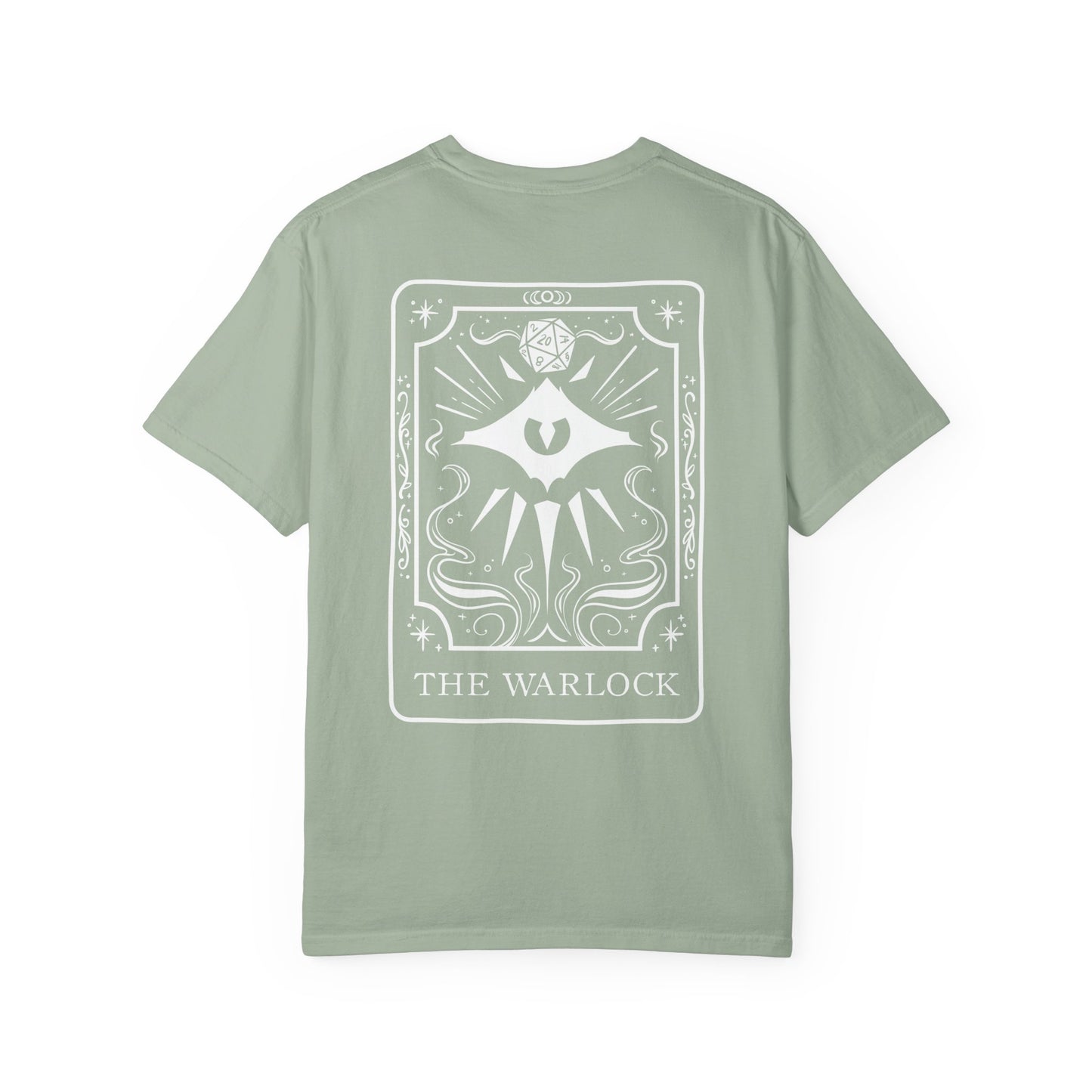 Warlock Tarot Card Comfort Colors Shirt | TTRPG Character Class Tee