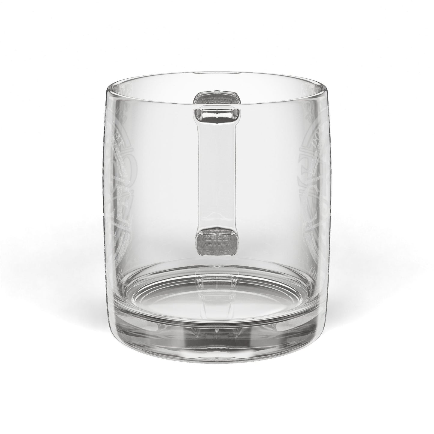 Eden Coffee Shop Engraved Glass Coffee Mug — 12.25oz