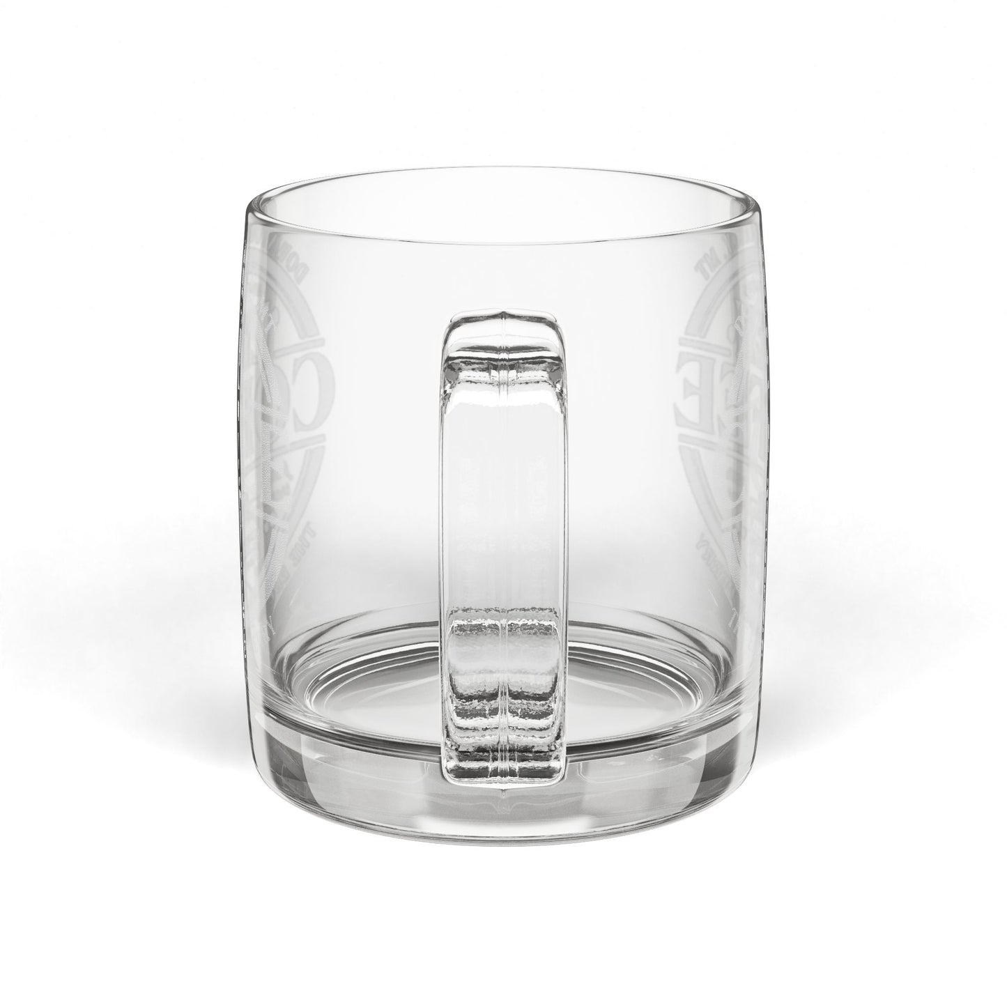Eden Coffee Shop Engraved Glass Coffee Mug — 12.25oz