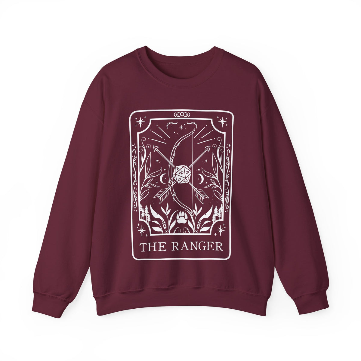 Ranger Tarot Card Gildan Sweatshirt Shirt | TTRPG Character Class Crewneck