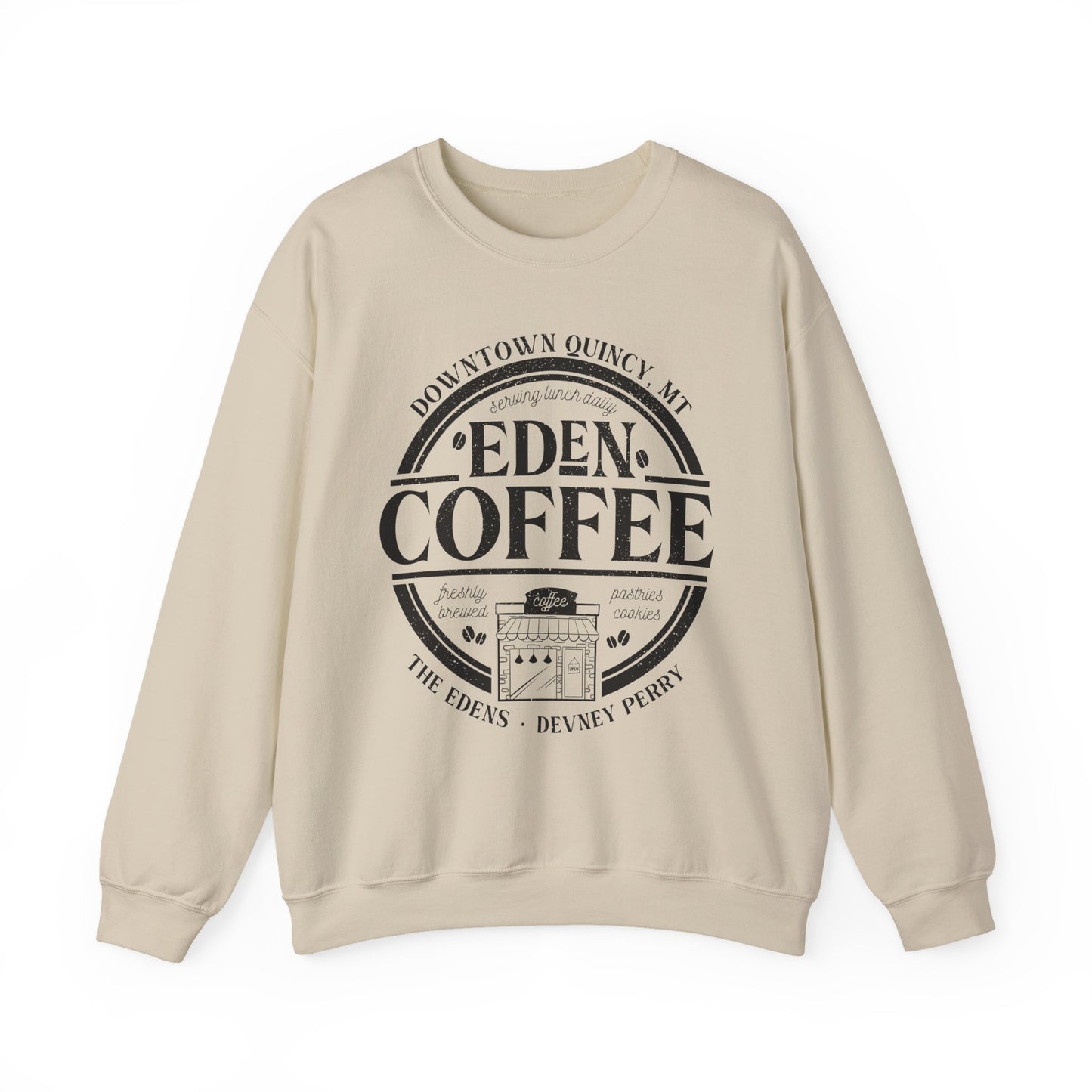 Eden Coffee Crewneck Sweatshirt (GILDAN)
