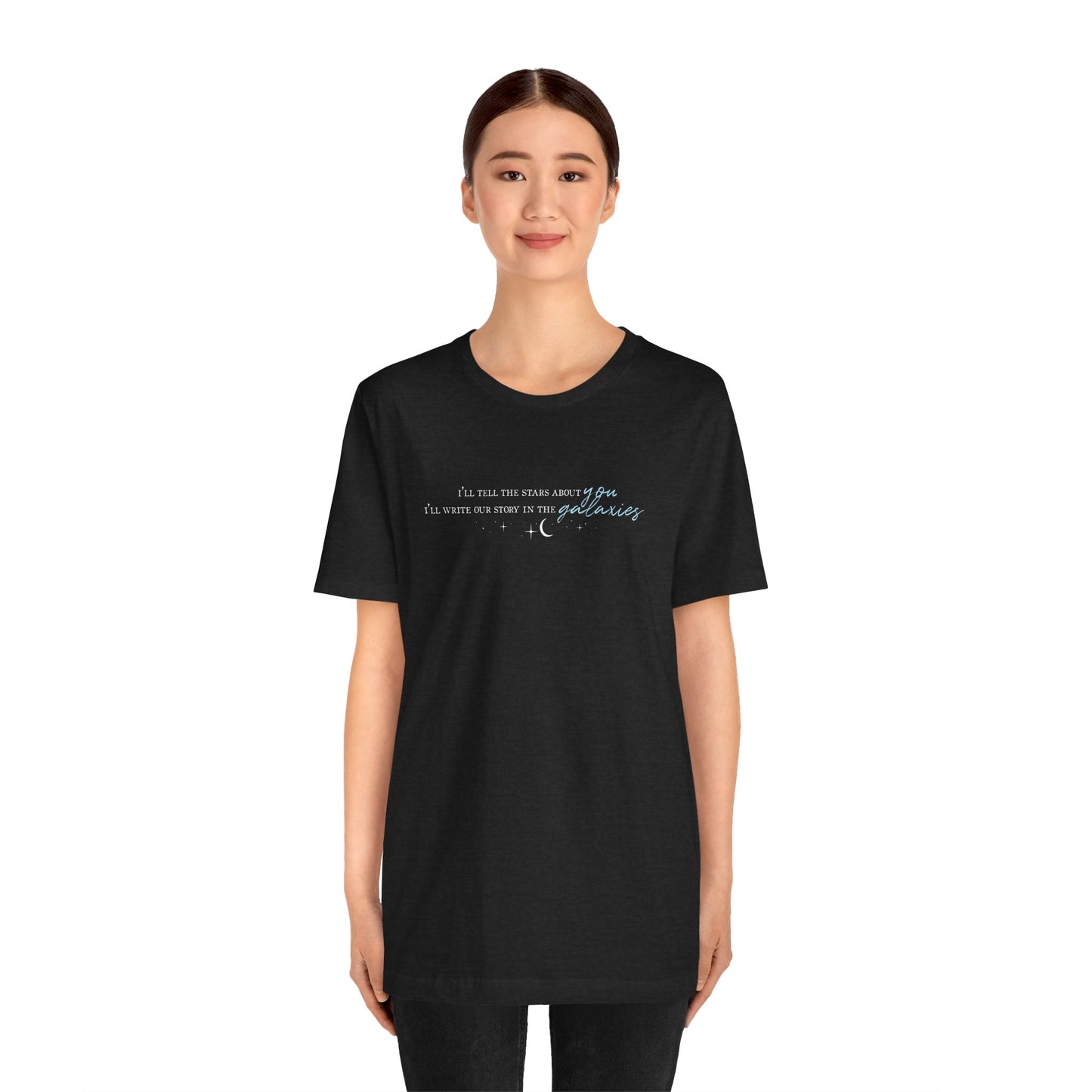Tell the Stars Bella+Canvas Tee | Officially Licensed Scars Beneath A Serpent’s Scales Nicole Platania Fantasy Romance Shirt