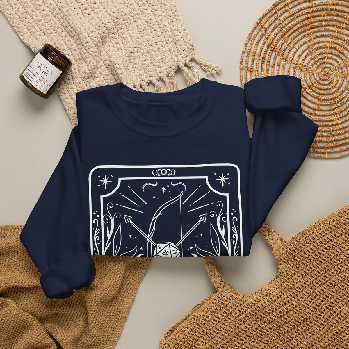 Ranger Tarot Card Gildan Sweatshirt Shirt | TTRPG Character Class Crewneck