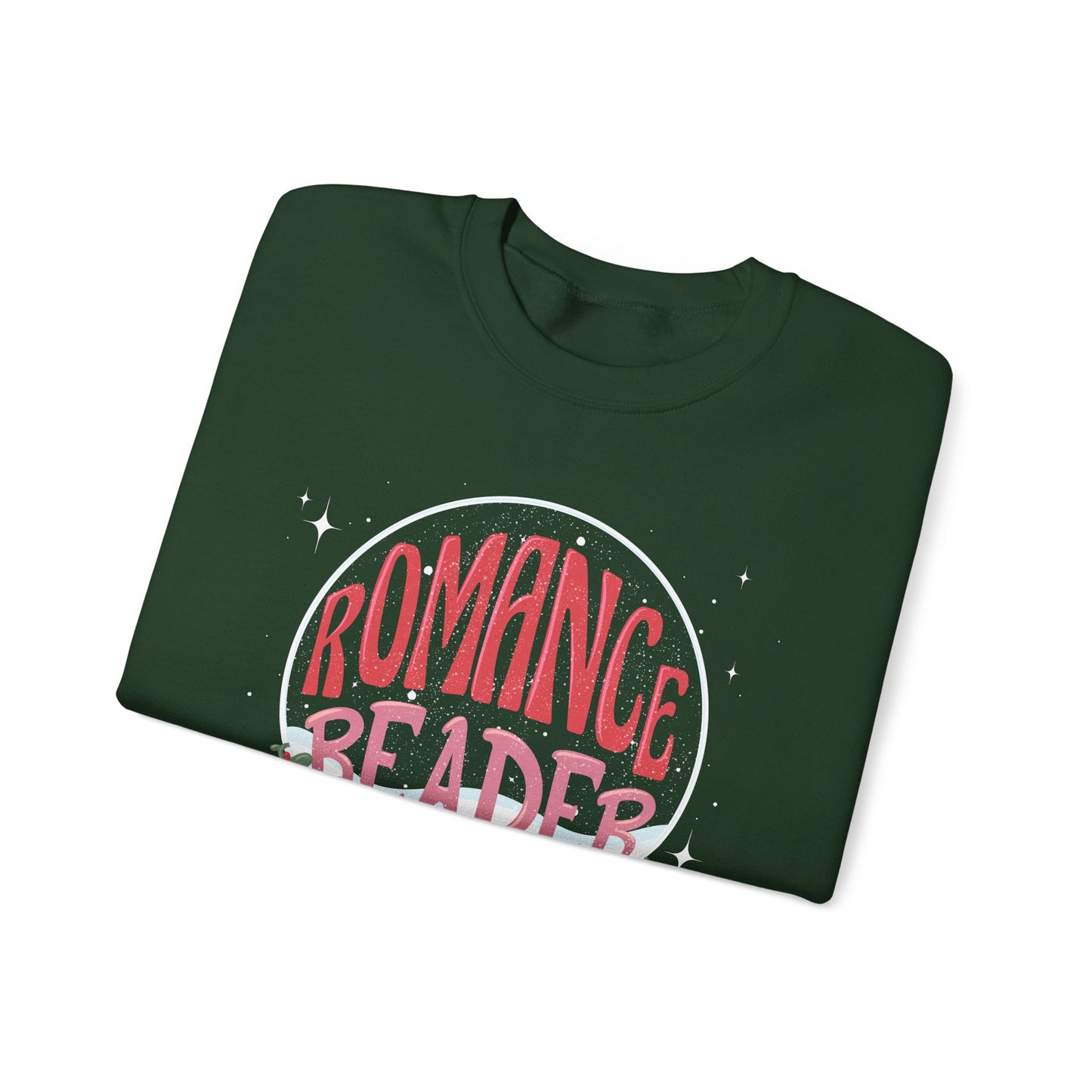 Romance Reader Snowglobe Crewneck Sweatshirt
