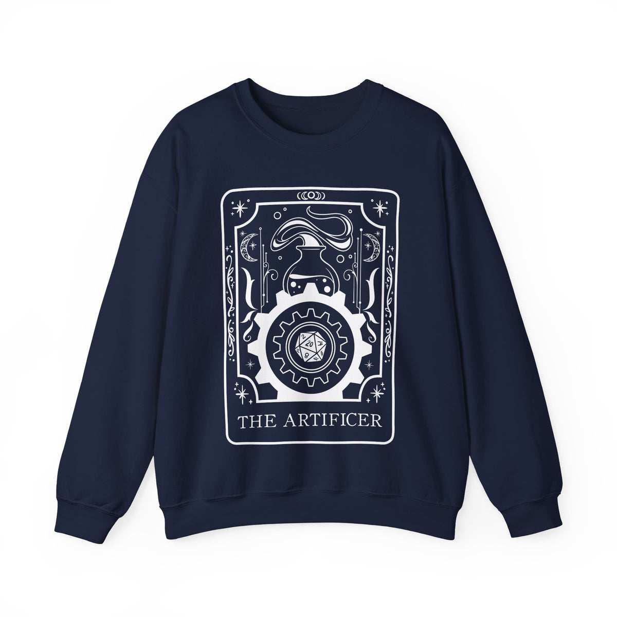 Artificer Tarot Card Gildan Sweatshirt Shirt | TTRPG Character Class Crewneck