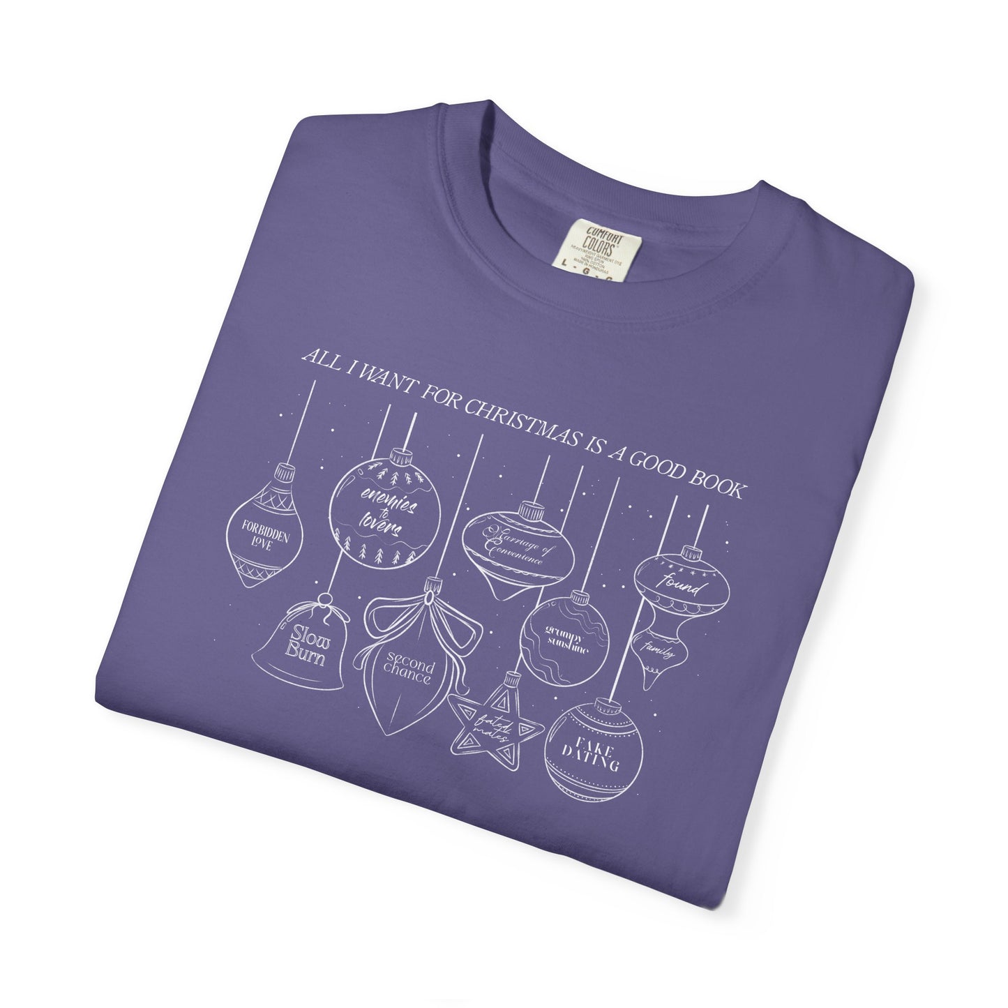 Bookish Trope Christmas Ornaments T-Shirt