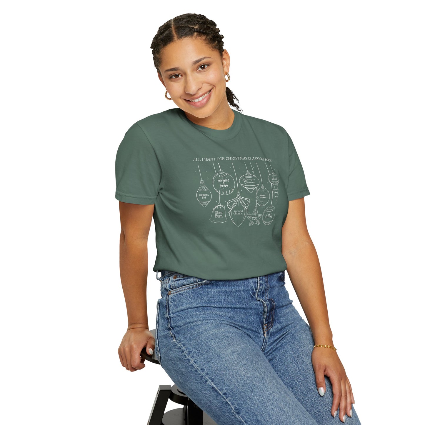 Bookish Trope Christmas Ornaments T-Shirt