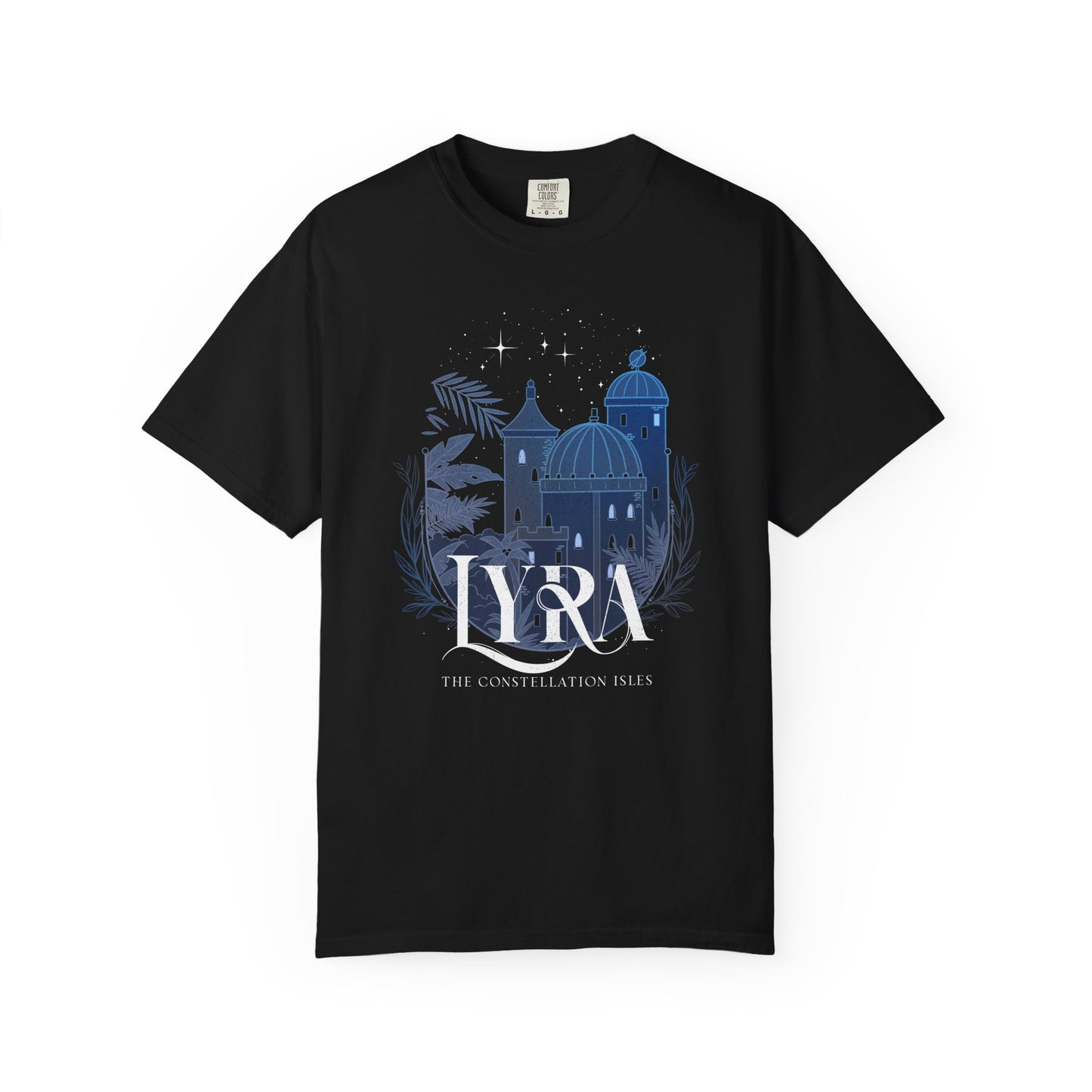 Lyra Constellation Isles Comfort Colors Tee | Officially Licensed Nicole Platania Appare